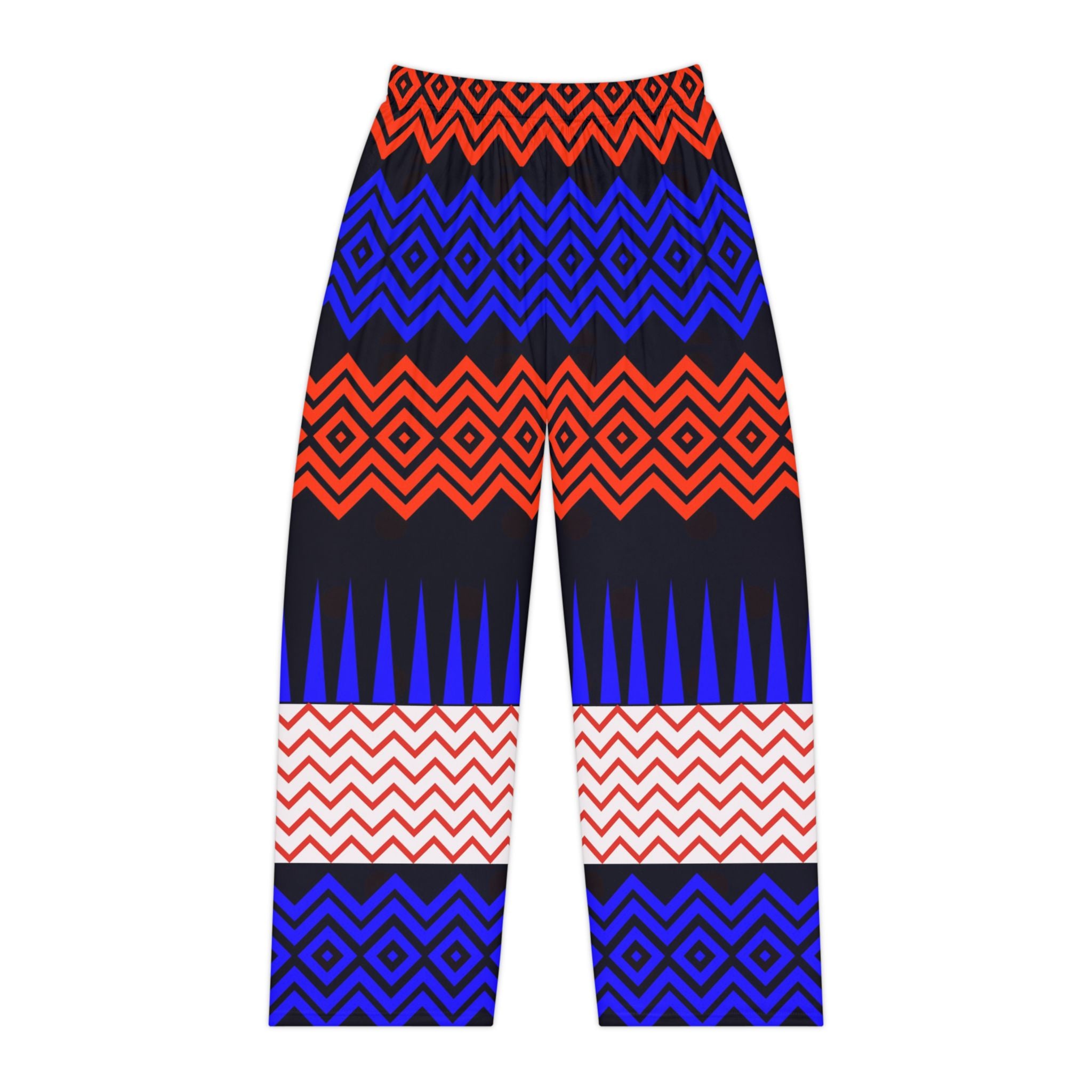 Vibrant Geometric Print Women's Pajama Pants for Cozy Nights - Angel Body