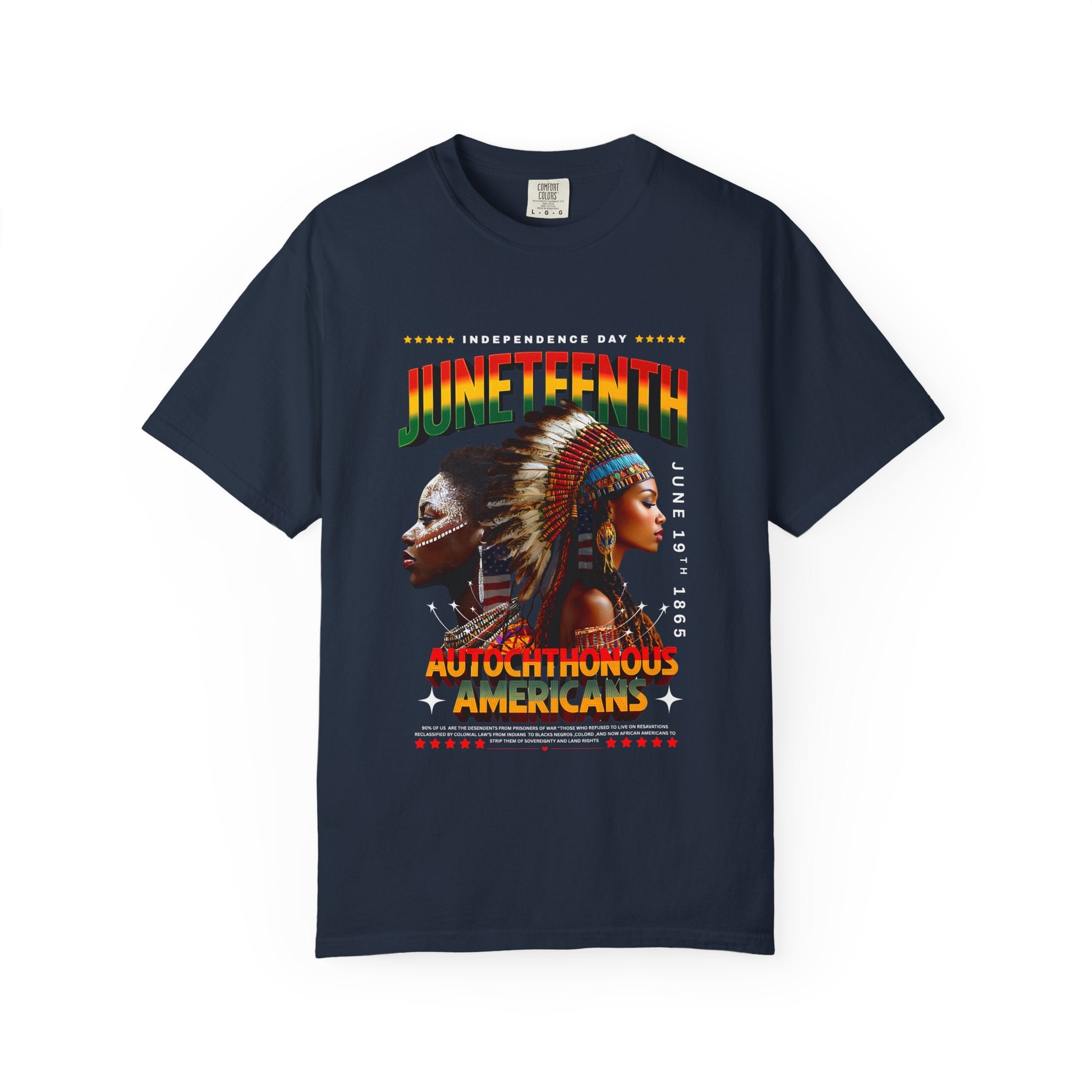 Juneteenth Celebration T-Shirt, Unisex Garment-Dyed Tee, Inclusive Pride Apparel, Heritage Shirt, Freedom Festival Wear - Angel Body