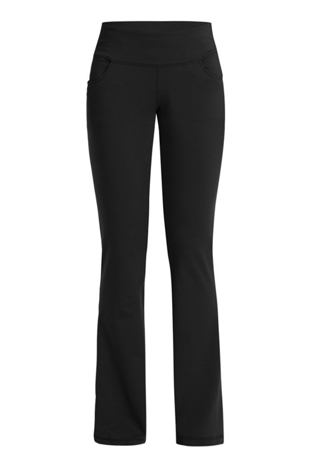 Pocketed High Waist Active Pants - Angel Body