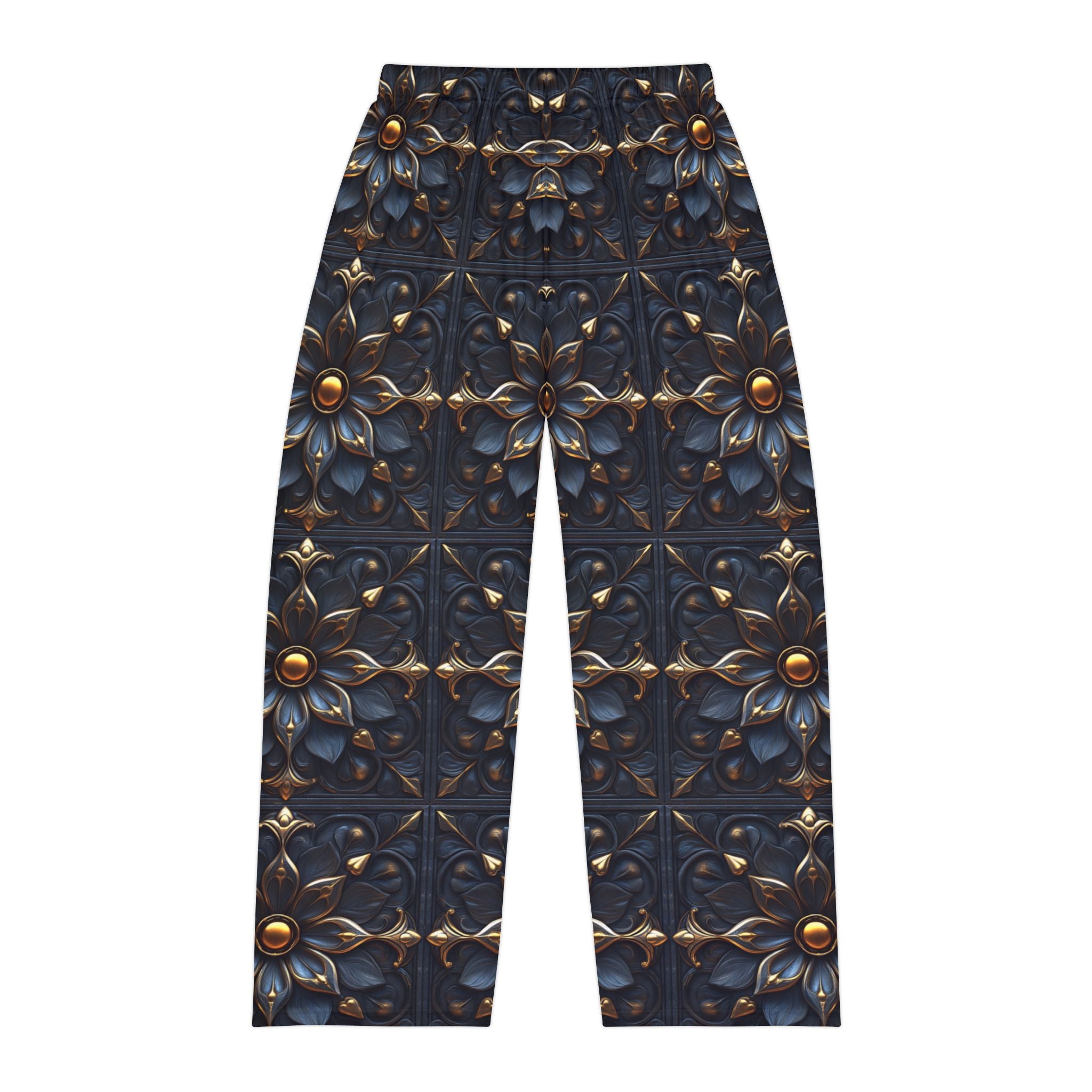 Men's 3D Floral Pattern Pajama Pants - Comfortable Sleepwear for Relaxation - Angel Body