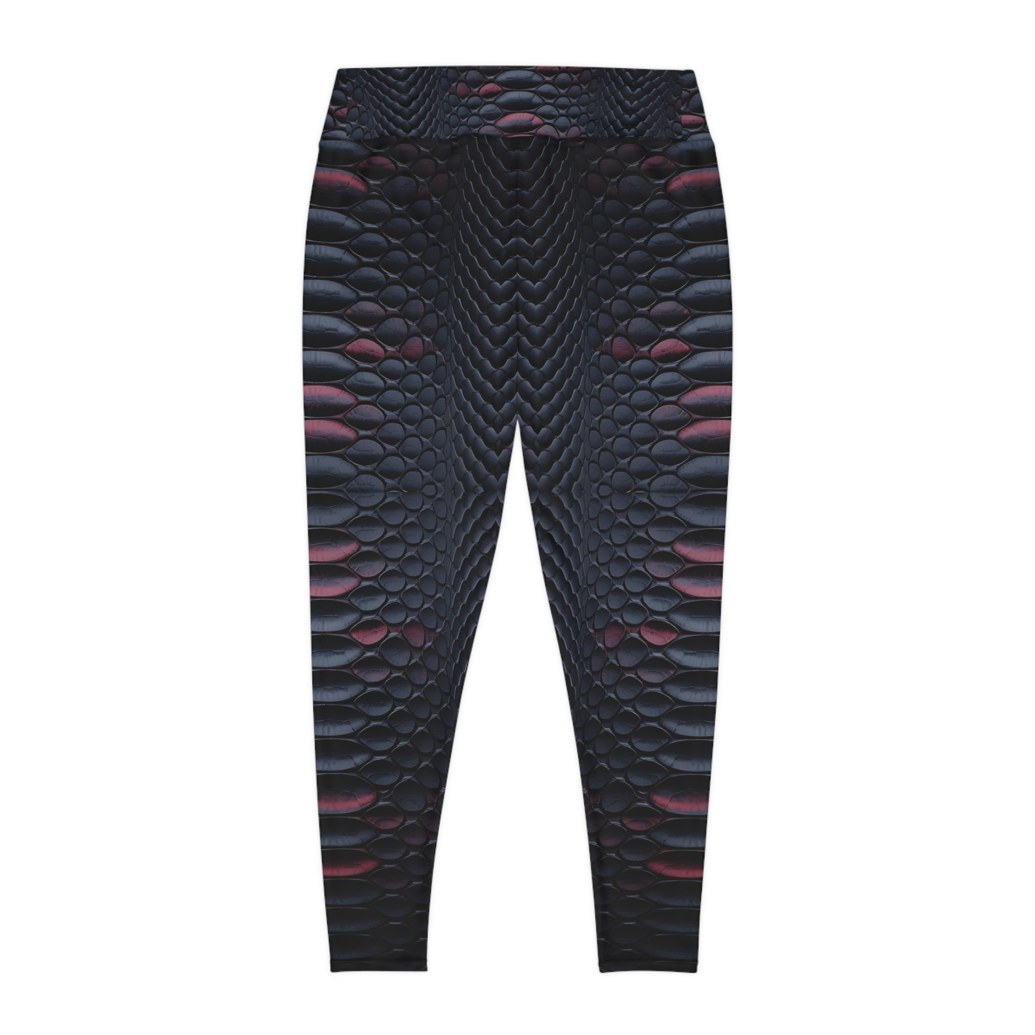 Black Python Leggings