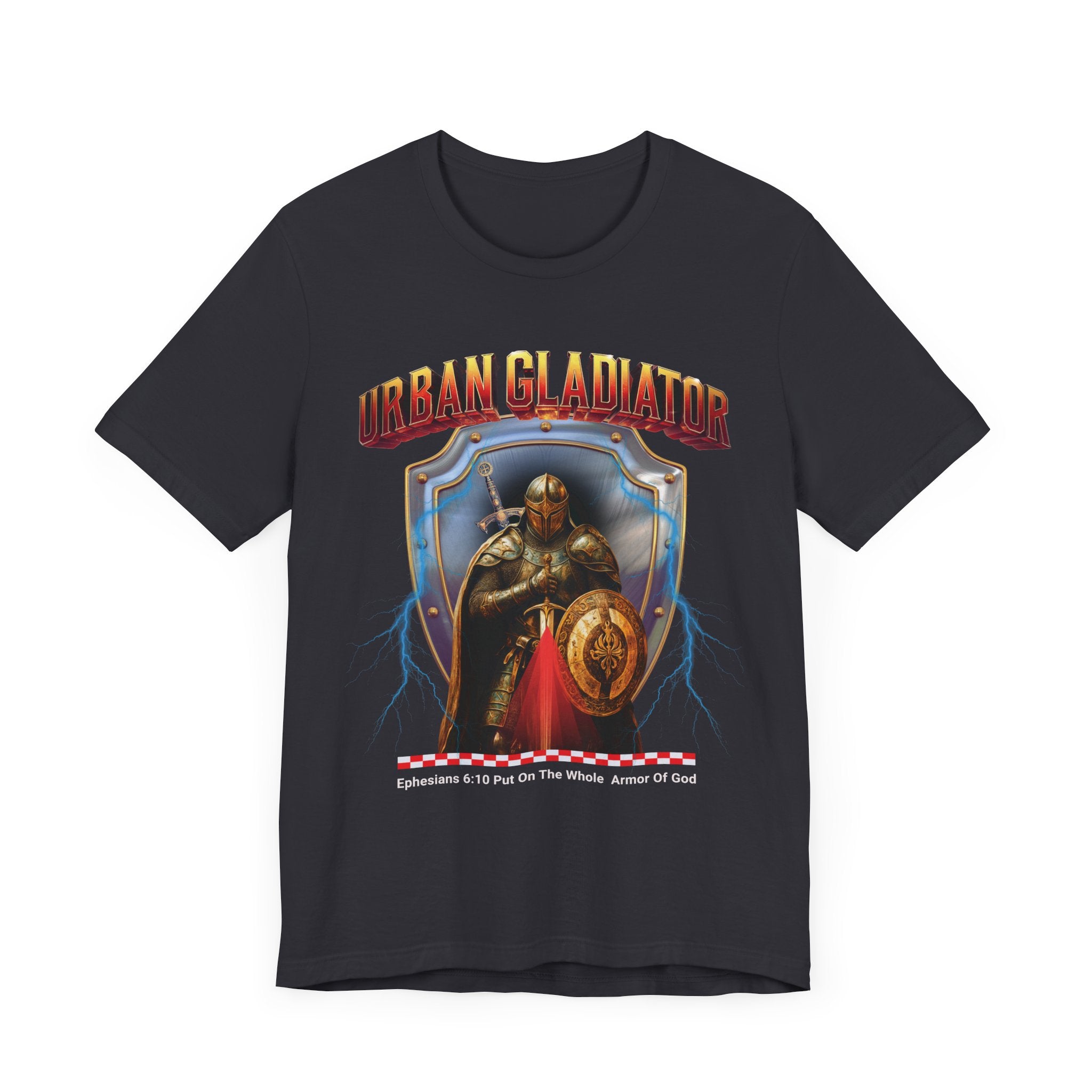 Unisex Jersey Short Sleeve Tee: Colorful Art Put on the whole Armored of God - Angel Body