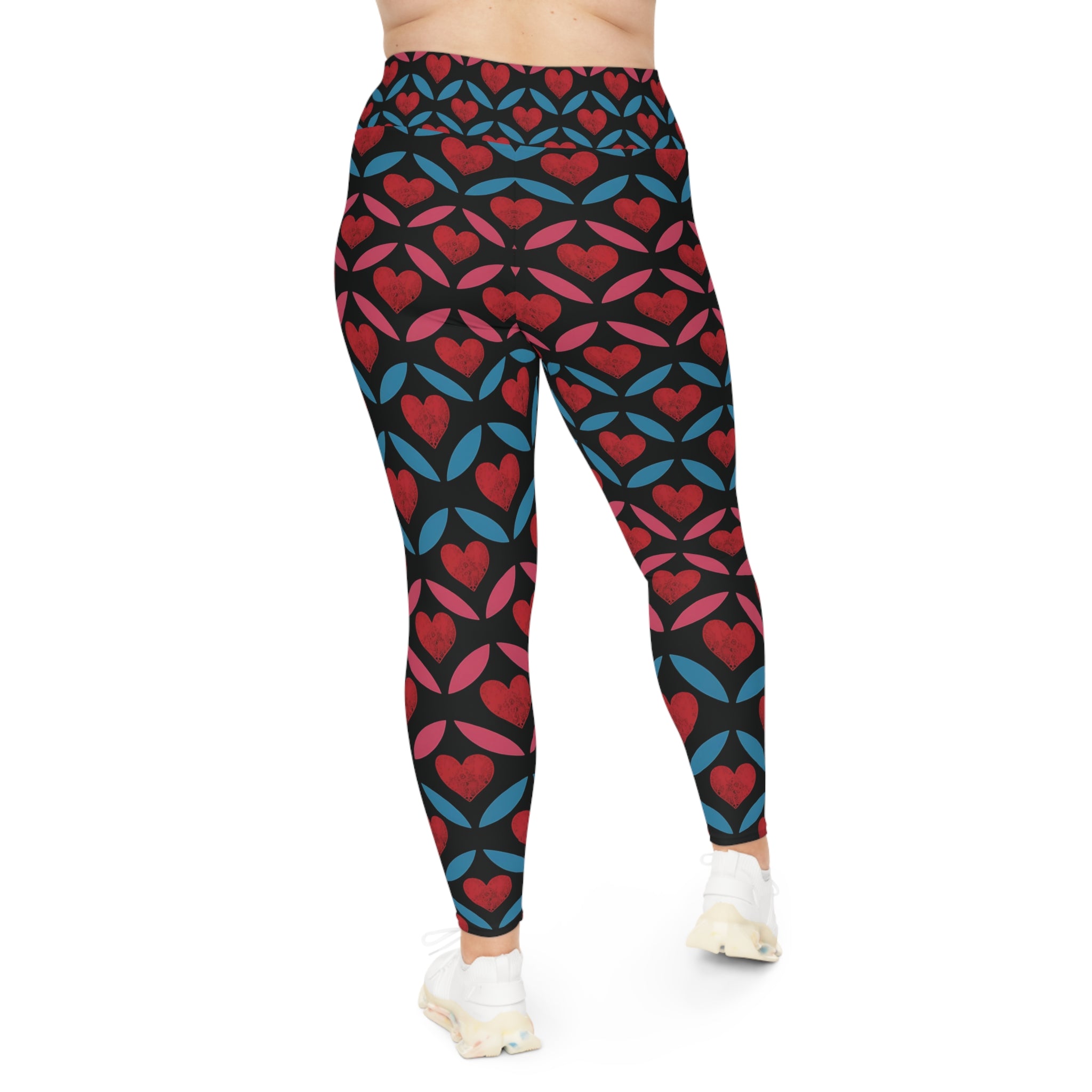 New Custom design Pattern Plus Size Leggings - Comfortable & Stylish Activewear for Every Occasion - Angel Body