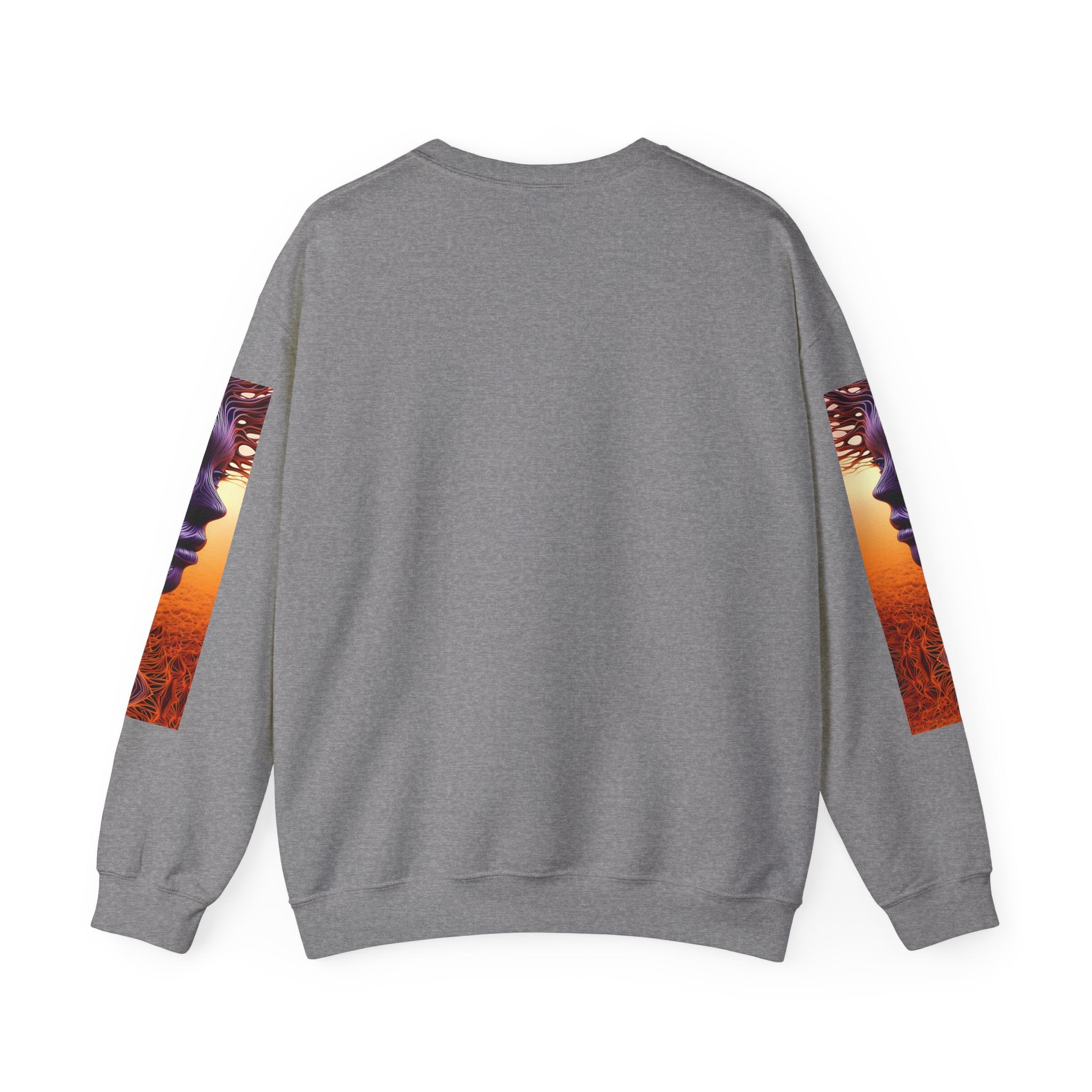 Purple Wind Mystical Abstract Unisex Sweatshirt - Angel Body