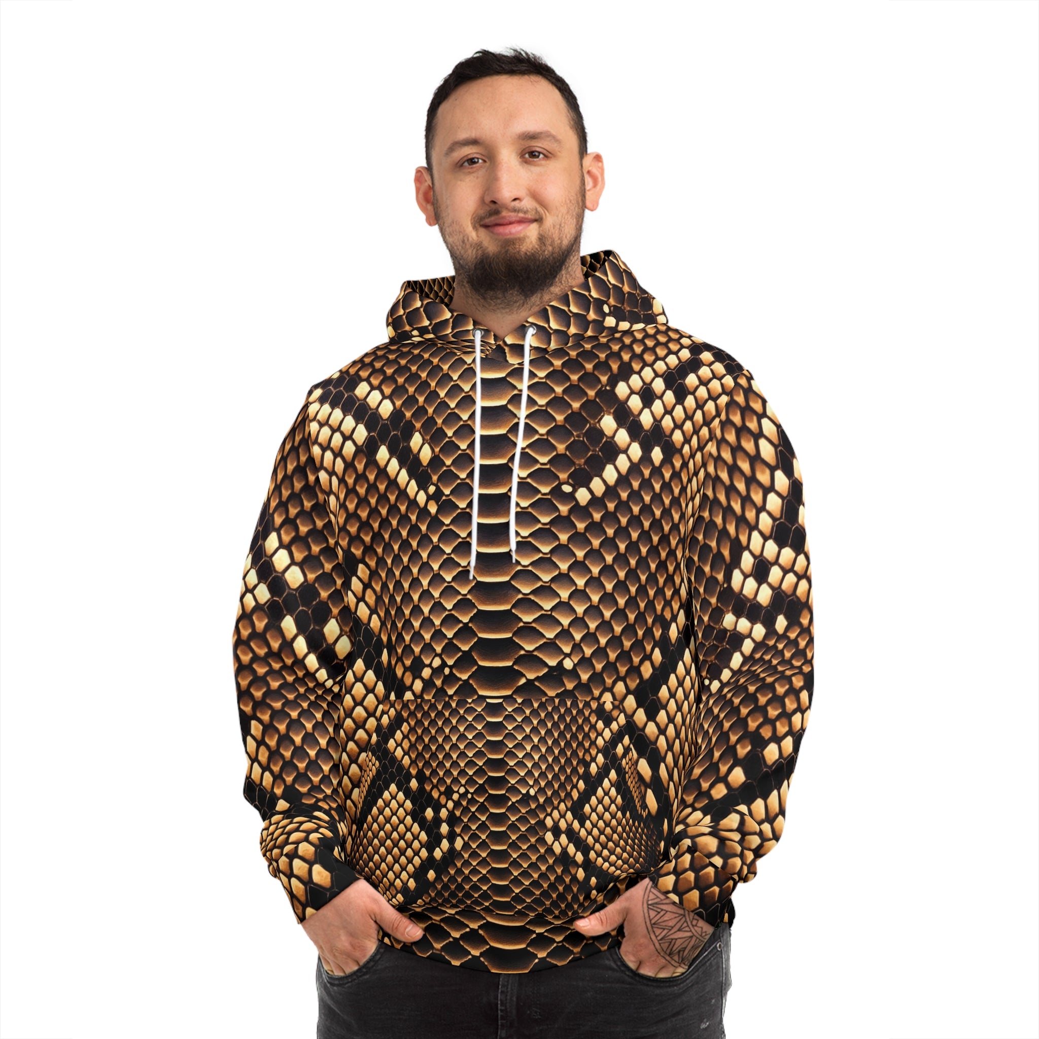 Snake Print Hoodie - Angel Body