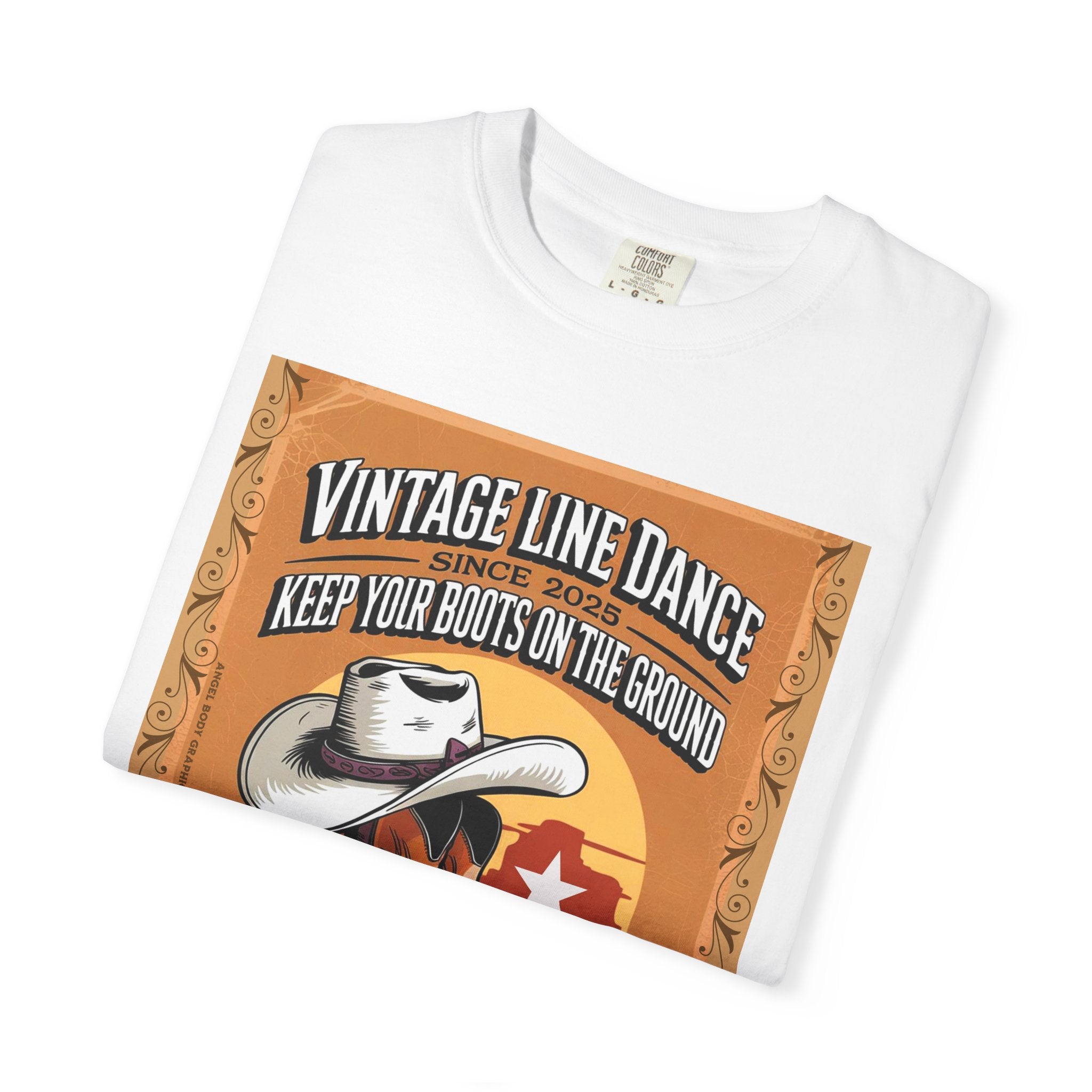 Vintage Line Dance T-Shirt - Keep Your Boots on the Ground