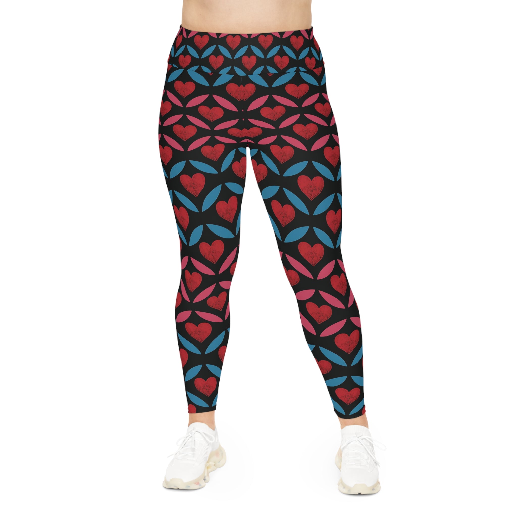 New Custom design Pattern Plus Size Leggings - Comfortable & Stylish Activewear for Every Occasion - Angel Body