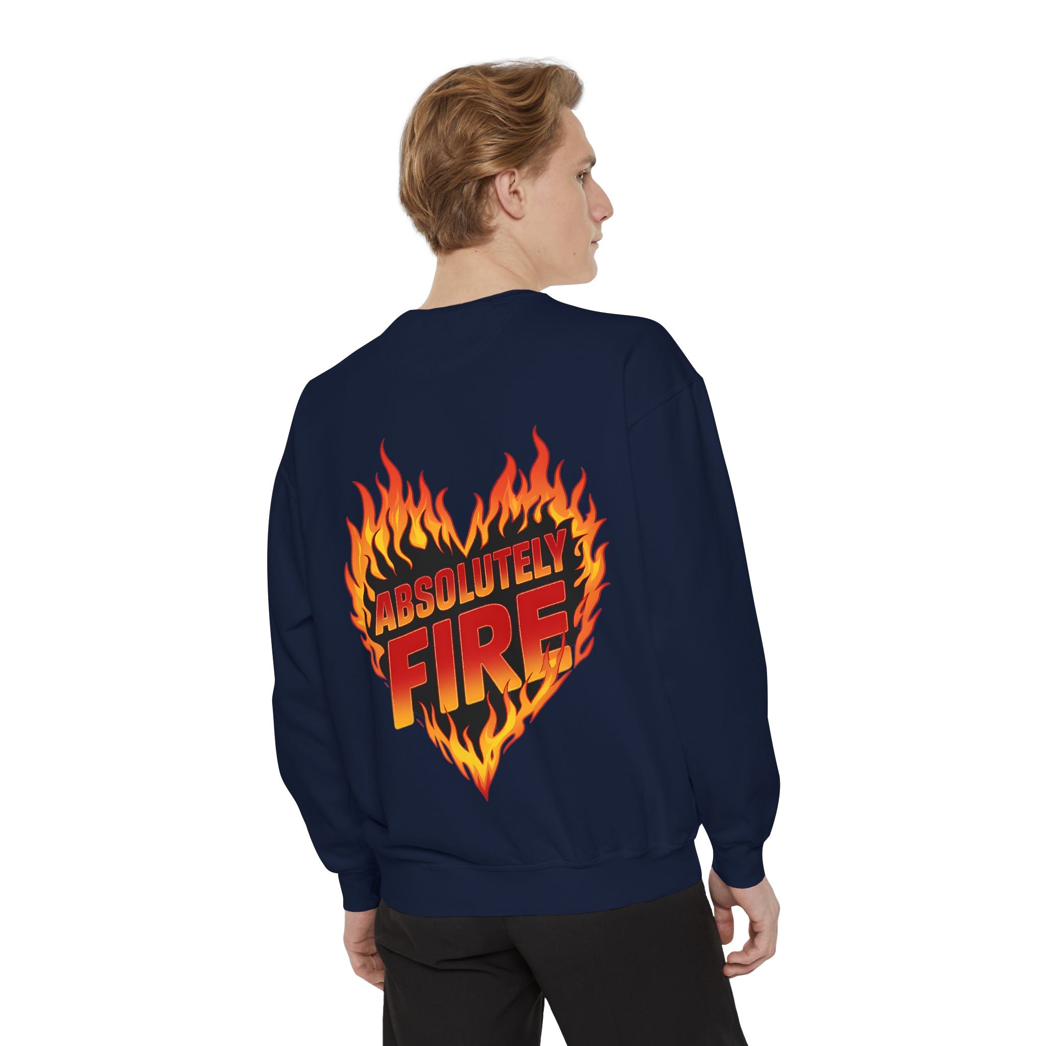 Absolutely Fire Unisex Sweatshirt - Bold Graphic Warmth for Everyday Style
