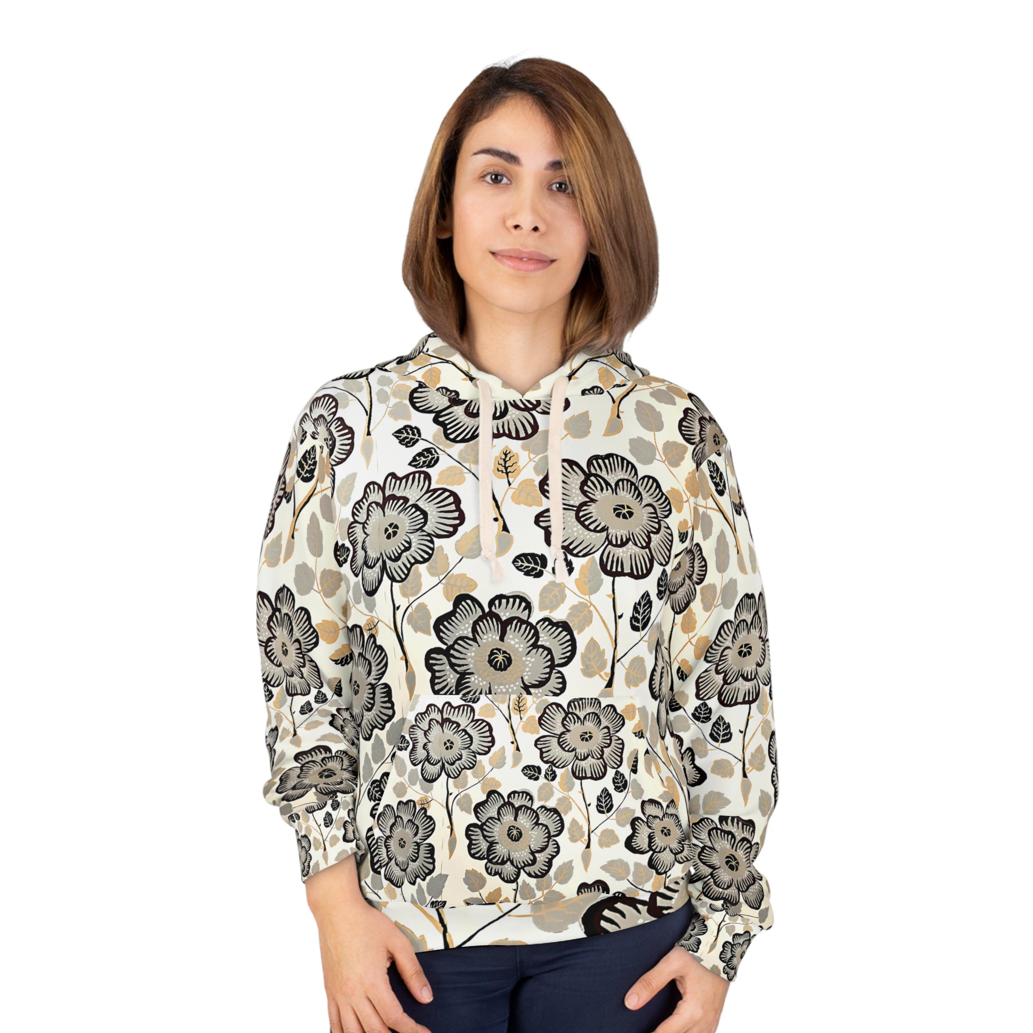 Pastel Flower Print Hoodie - Angel Body