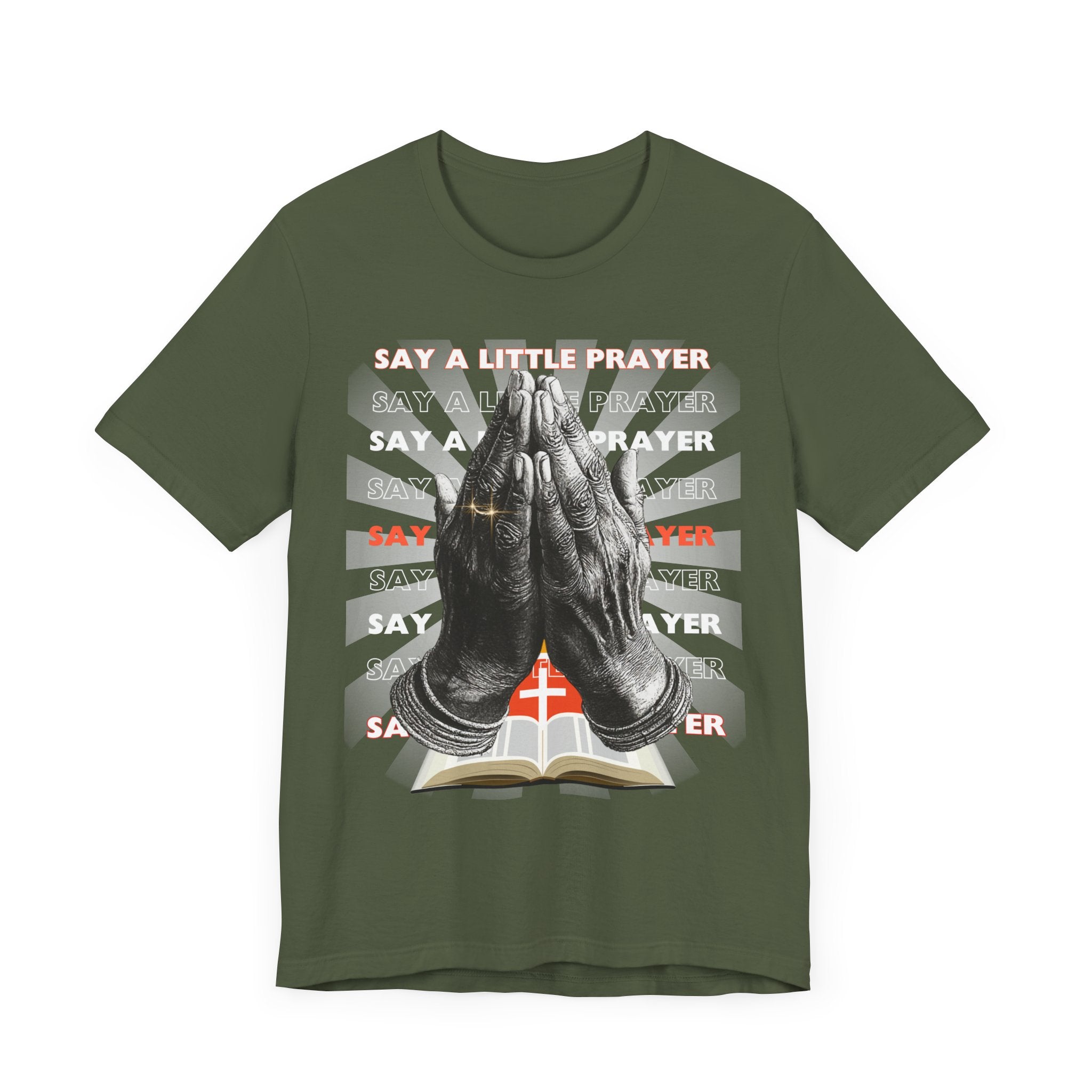 Unisex Jersey Short Sleeve Tee: With the heart warming words - Angel Body