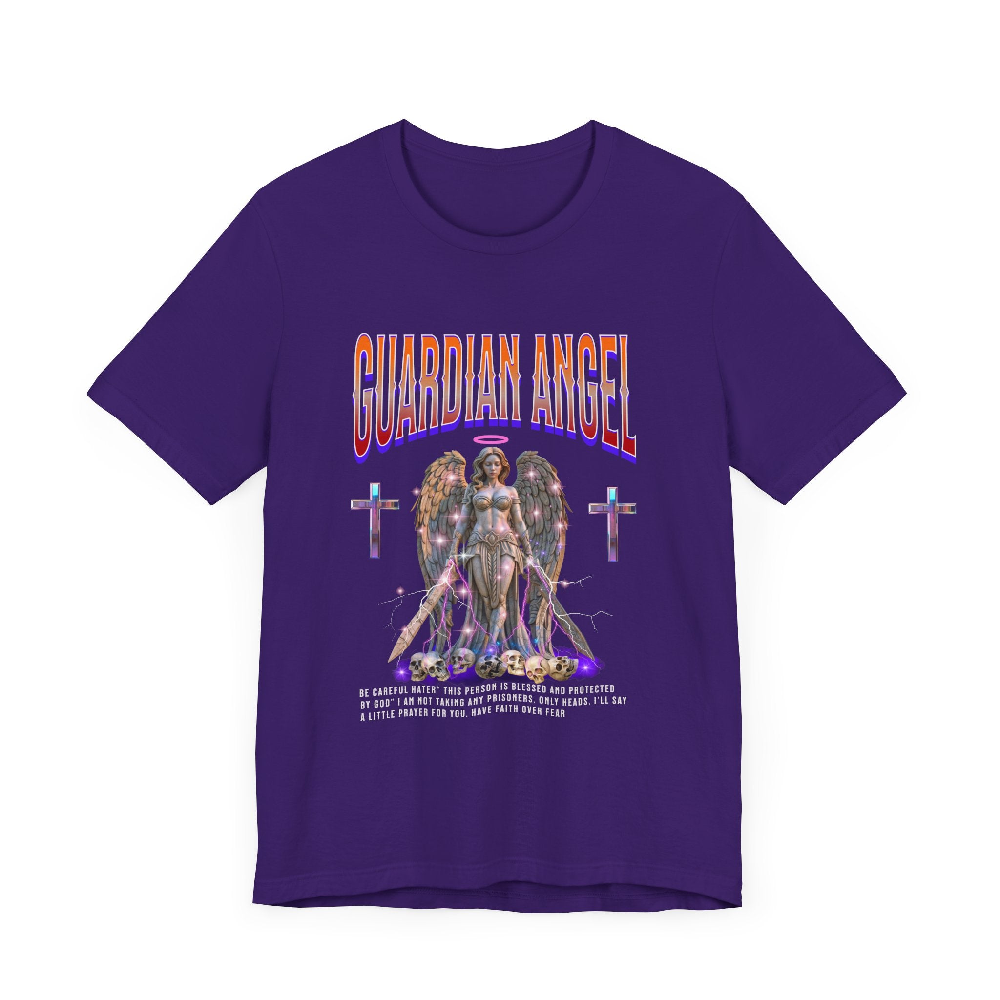 Unisex Jersey Short Sleeve Tee: Fun Guardian Angel Spiritual Warrior - Angel Body
