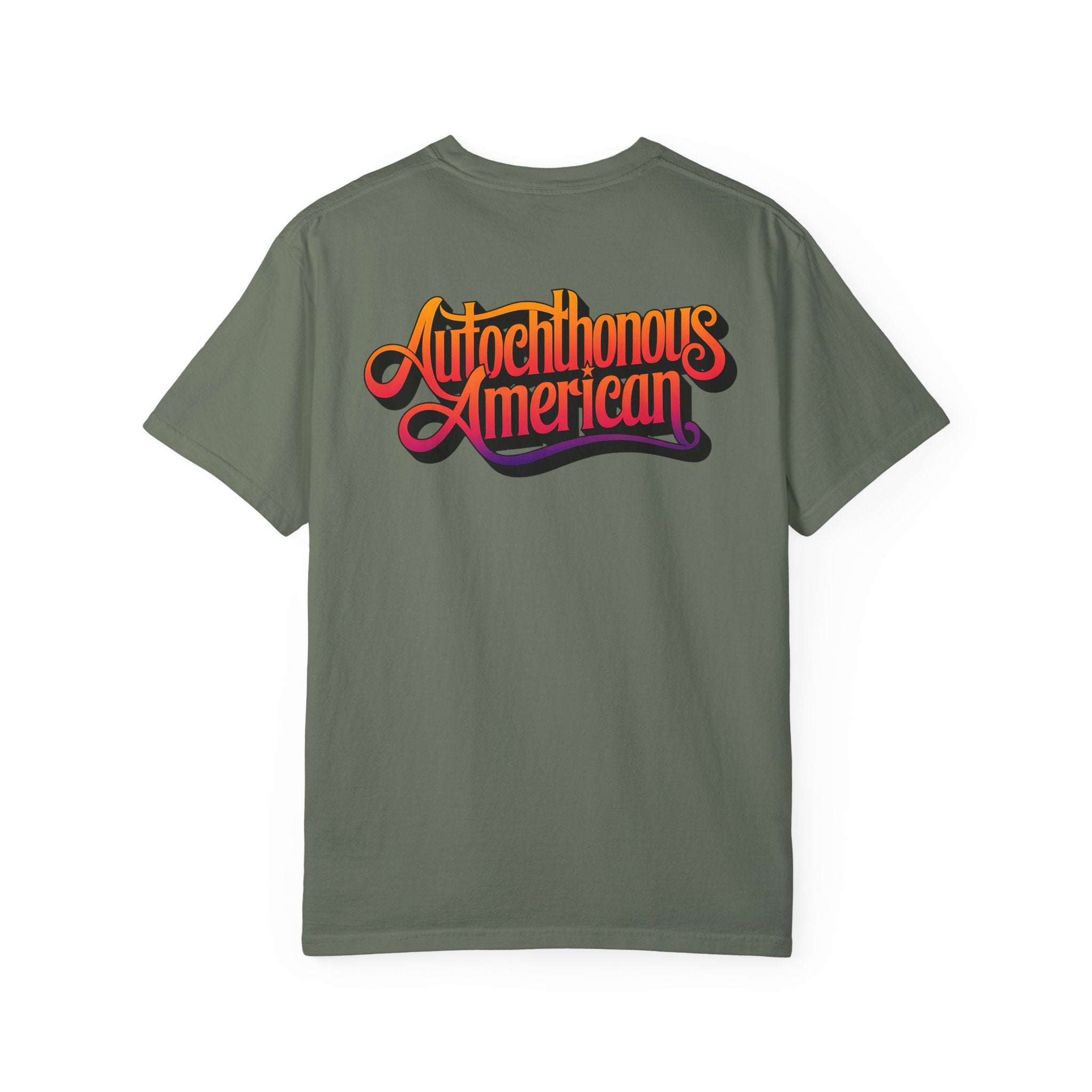 Autochthonous American T-Shirt - Vibrant Graphic Tee for Cultural Celebrations