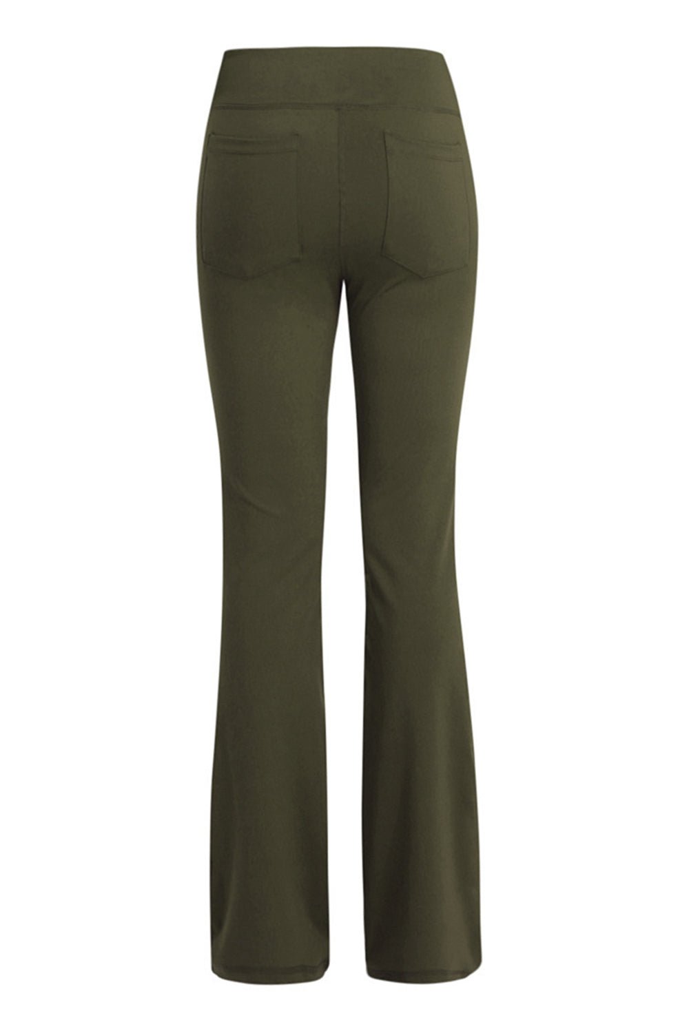 Pocketed High Waist Active Pants - Angel Body