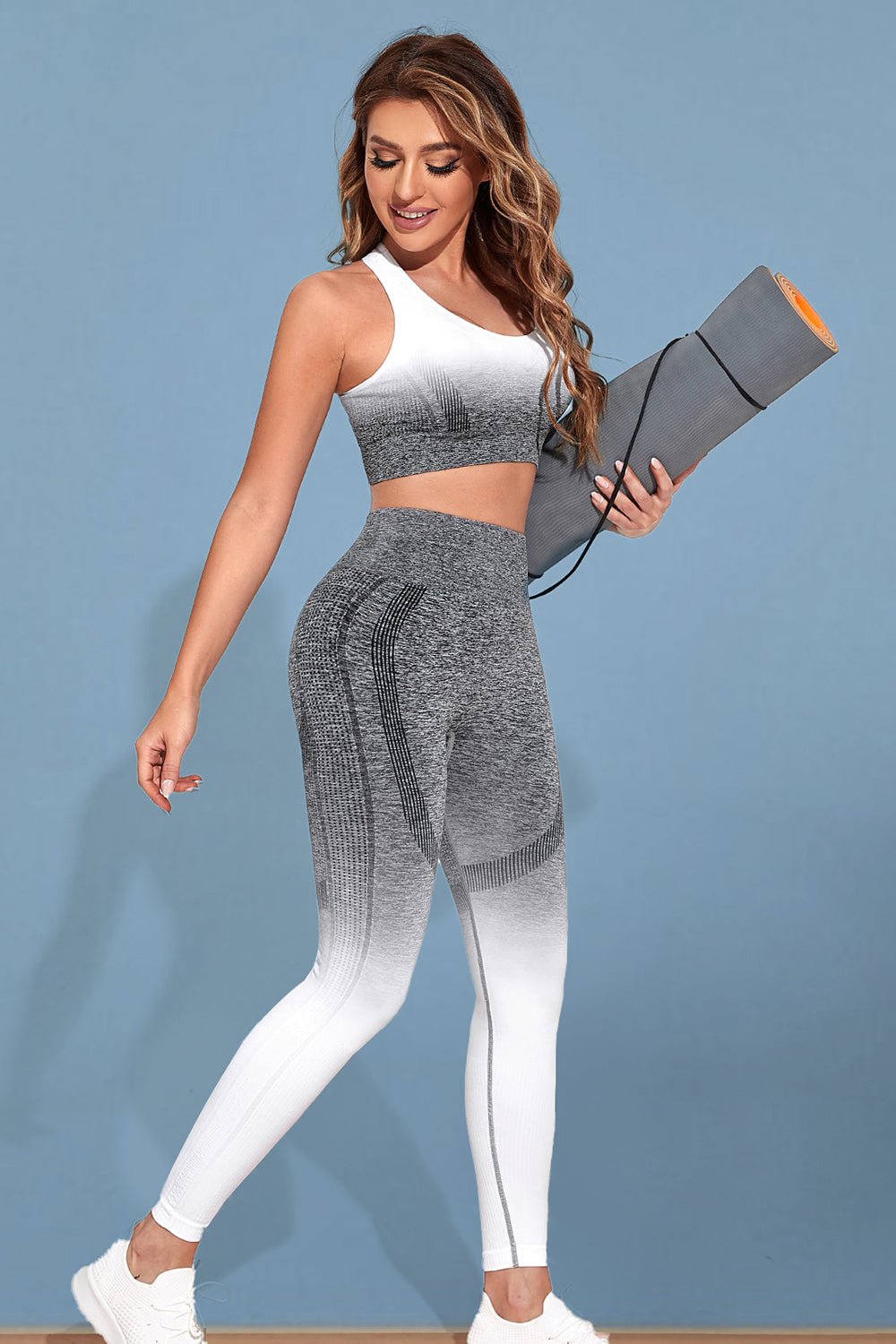 Gradient Sports Tank and Leggings Set - Angel Body