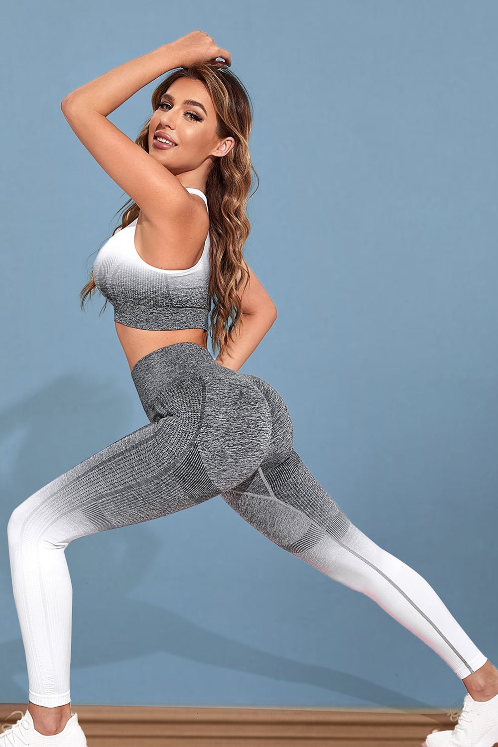 Gradient Sports Tank and Leggings Set - Angel Body