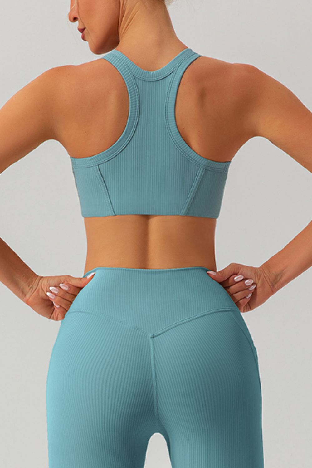 Round Neck Racerback Active Tank - Angel Body