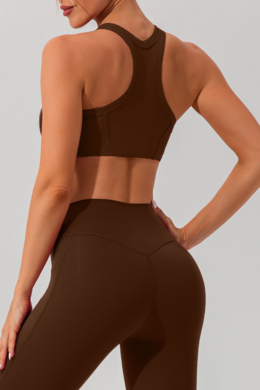 Round Neck Racerback Active Tank - Angel Body