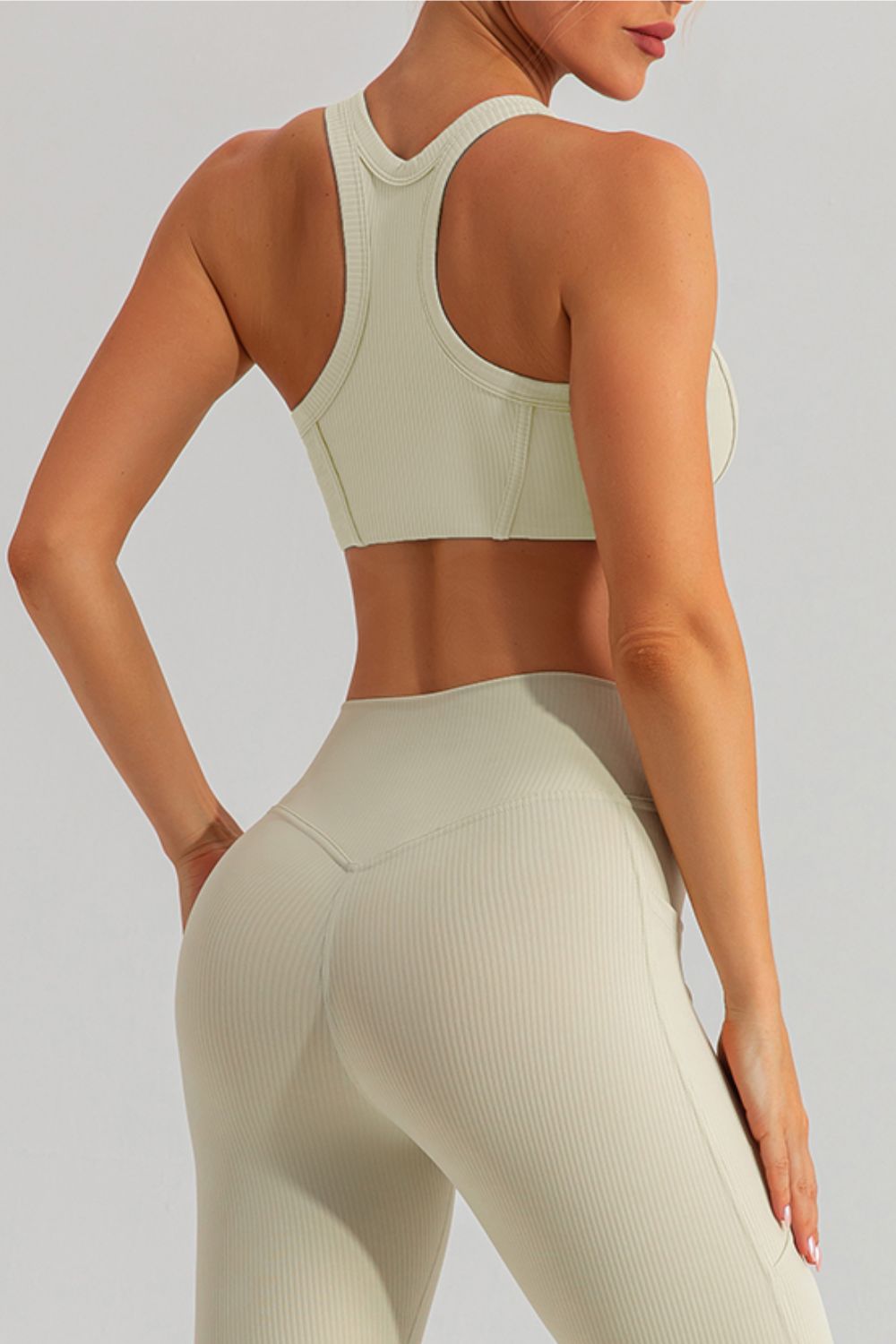 Round Neck Racerback Active Tank - Angel Body