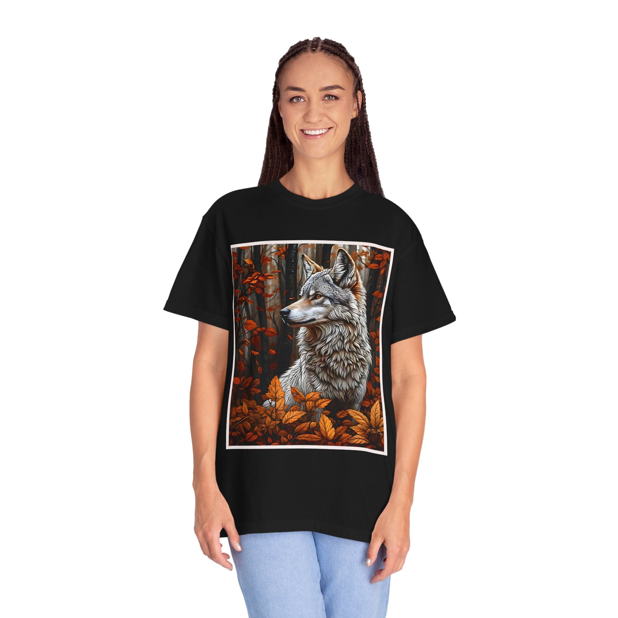 Wolf Art Unisex Garment-Dyed T-Shirt | Nature-Inspired Clothing