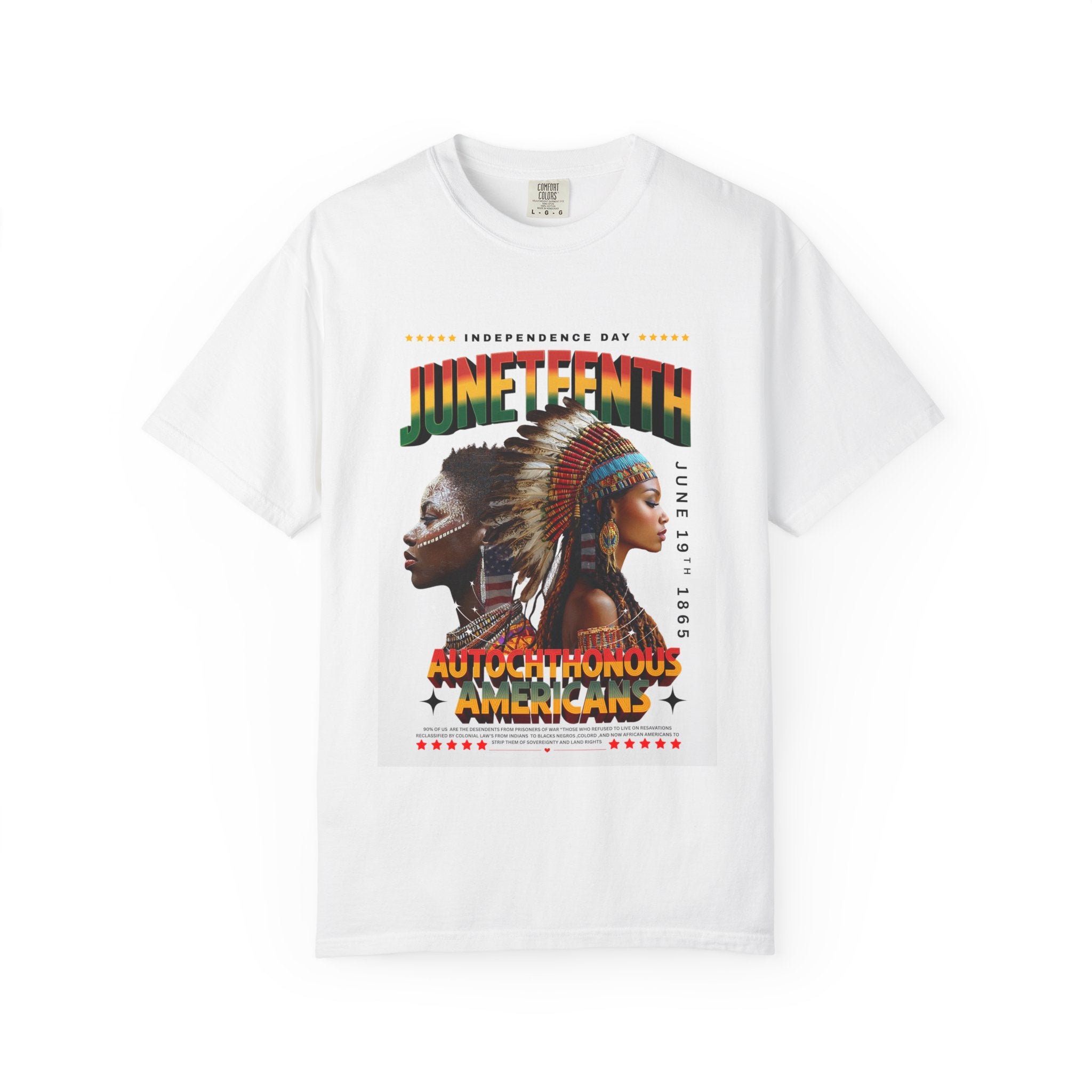 Juneteenth Celebration T-Shirt, Unisex Garment-Dyed Tee, Independence Day Shirt, Autonomy Awareness, Black History Apparel, Culturally [...] - Angel Body