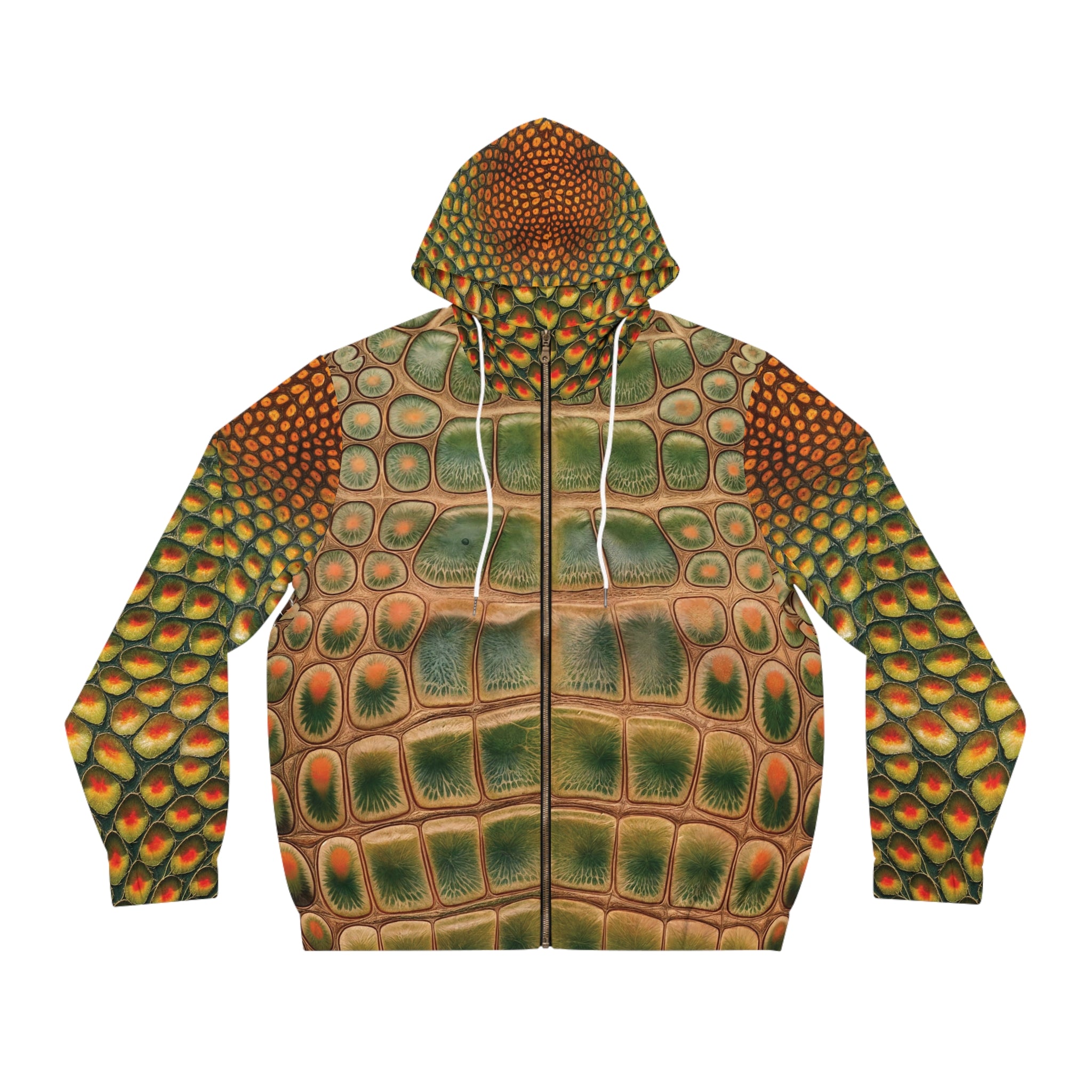 Man's Crocodile Print Hoodie