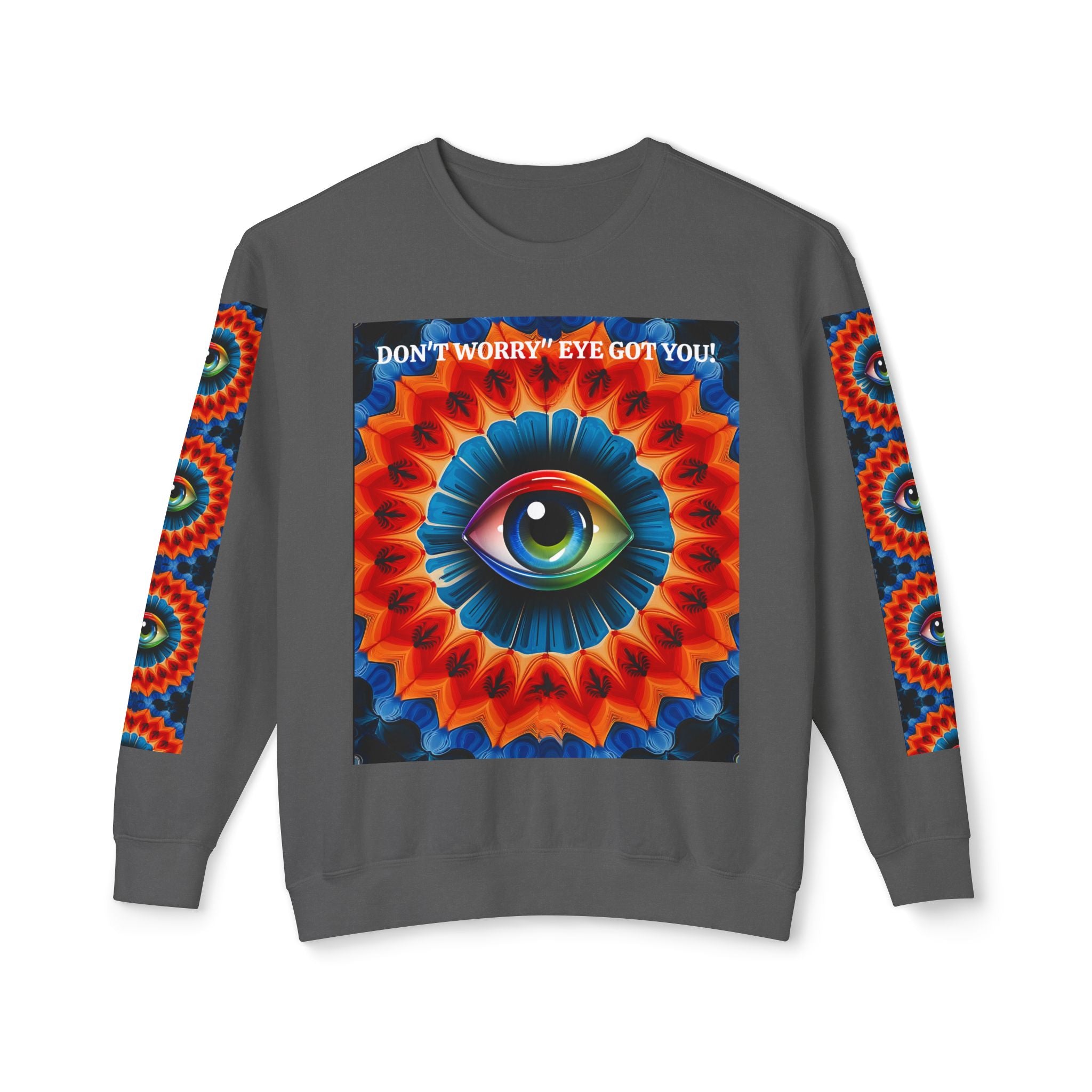 Crewneck Sweatshirt - Creative Eye Mandala Design