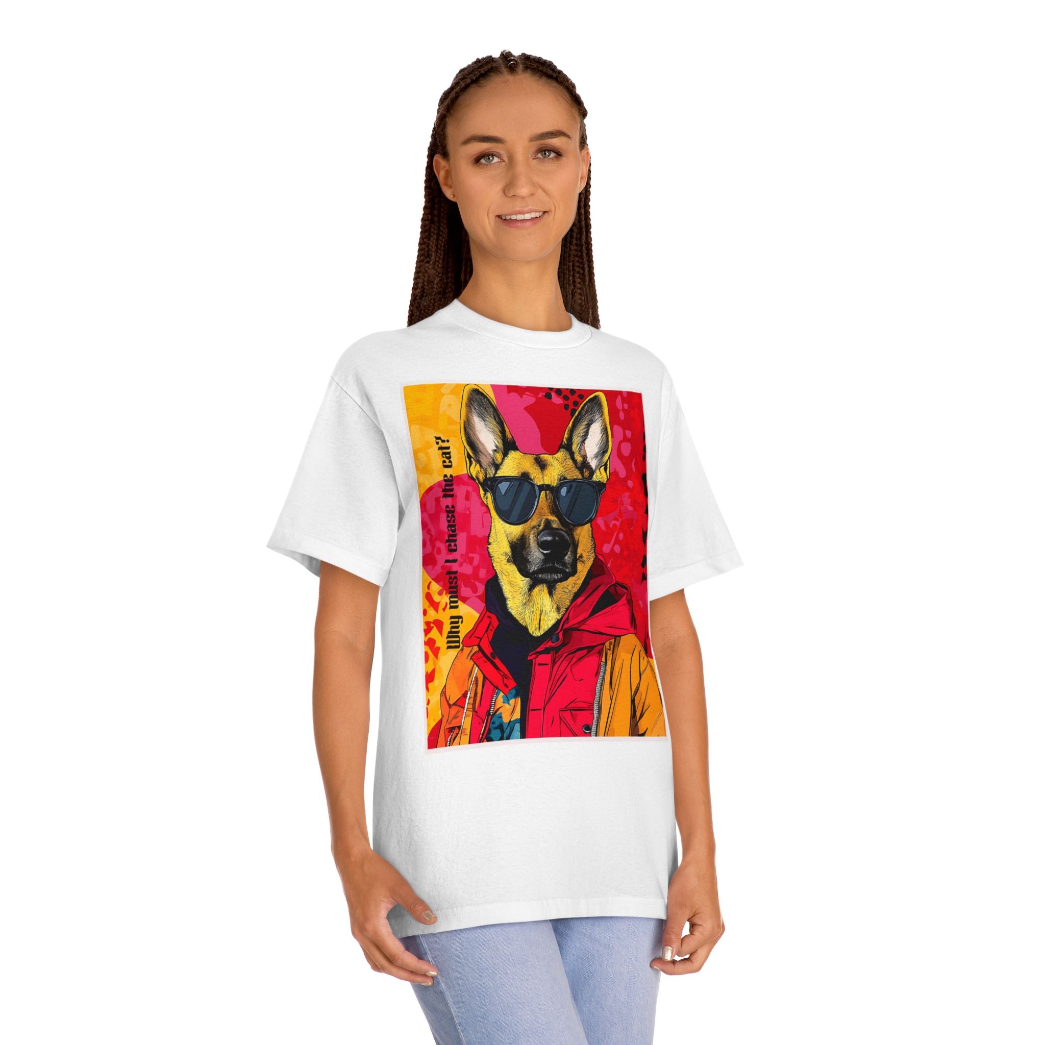 German Shepard Tee - Fun & Vibrant Unisex Graphic Shirt