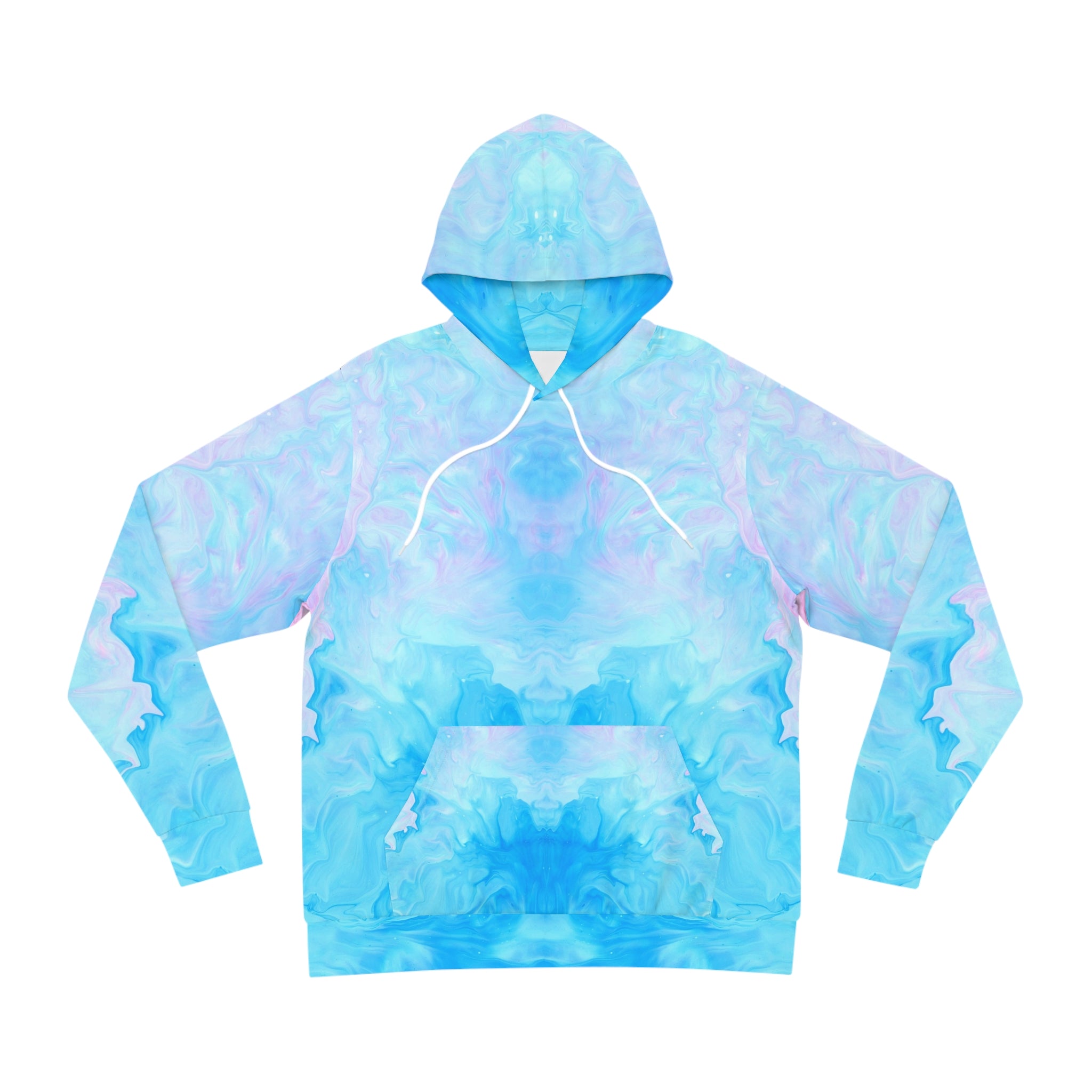 Sugar Rush Marbled Fashion Hoodie - Cool Ocean Vibes with Fun Slogan