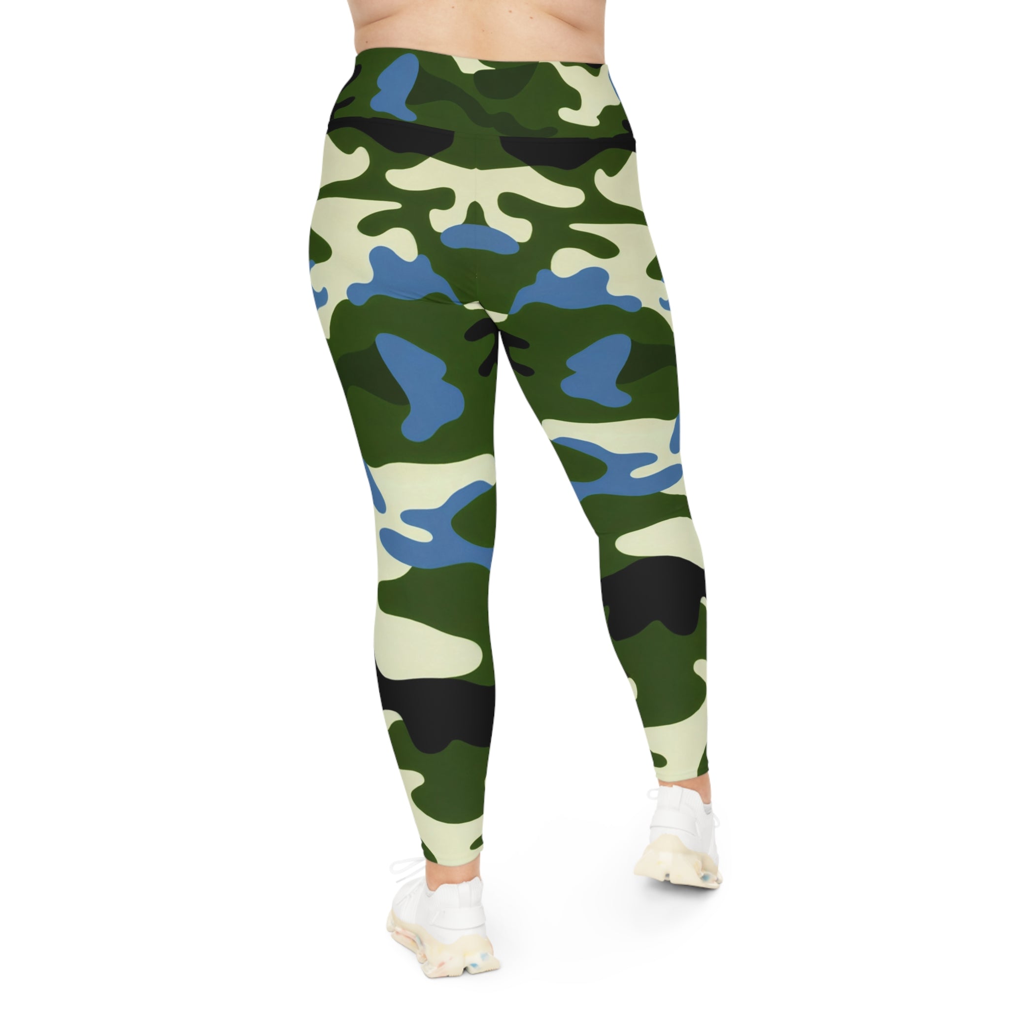 Comfortable Plus Size Camo Leggings for Active Lifestyle