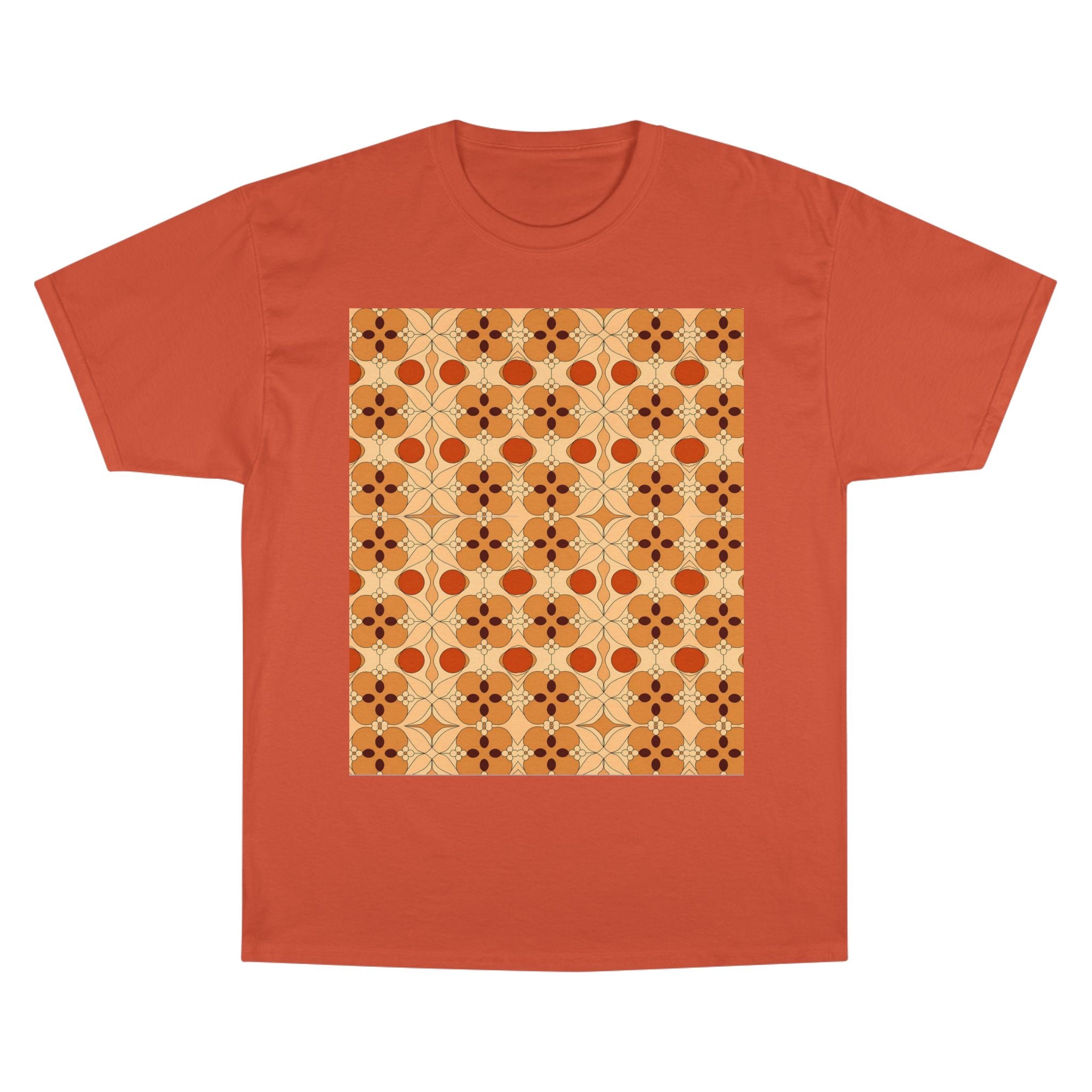 Retro Pattern T-Shirt - Stylish and Comfortable Tee