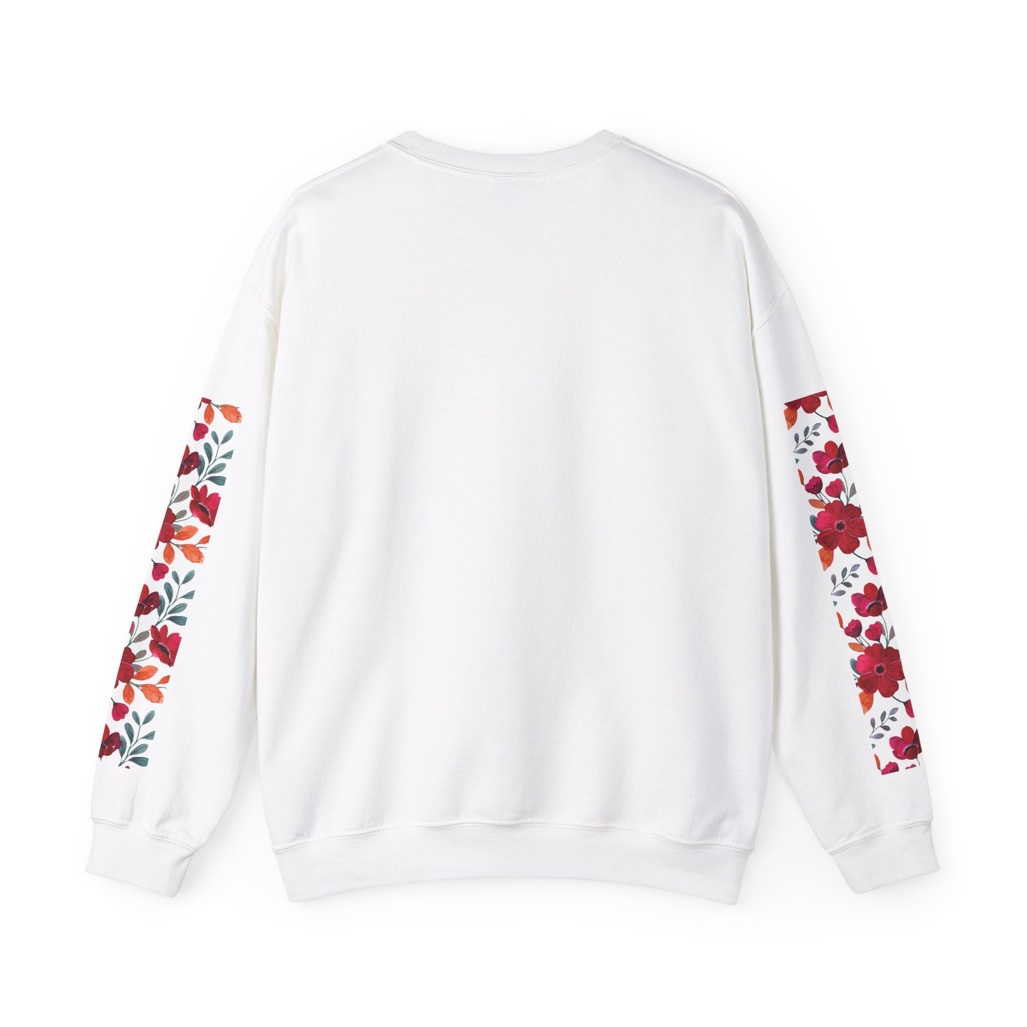 Abstract Art & Floral Sweatshirt