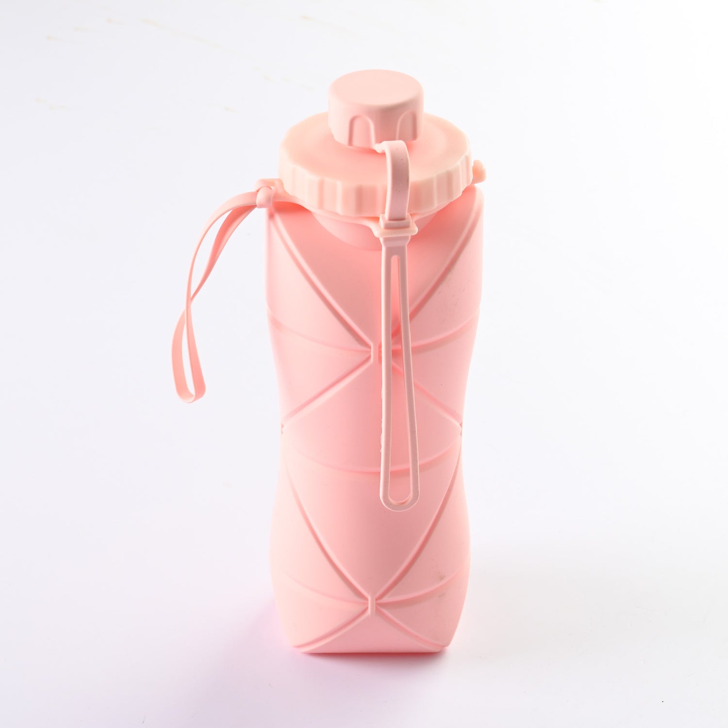 600ml Folding Silicone Water Bottle for gym - Angel Body