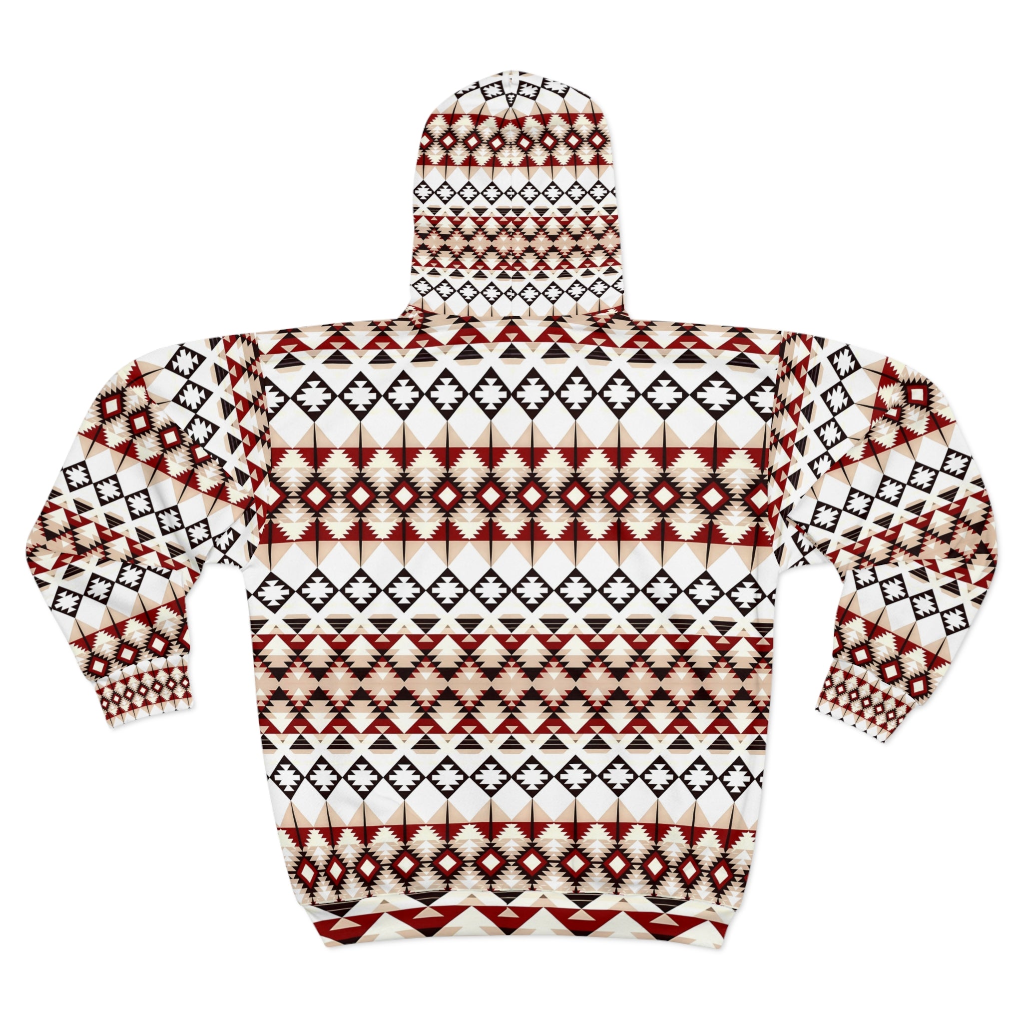 Tribal Pattern Unisex Zip Hoodie - Cozy and Stylish for Every Occasion