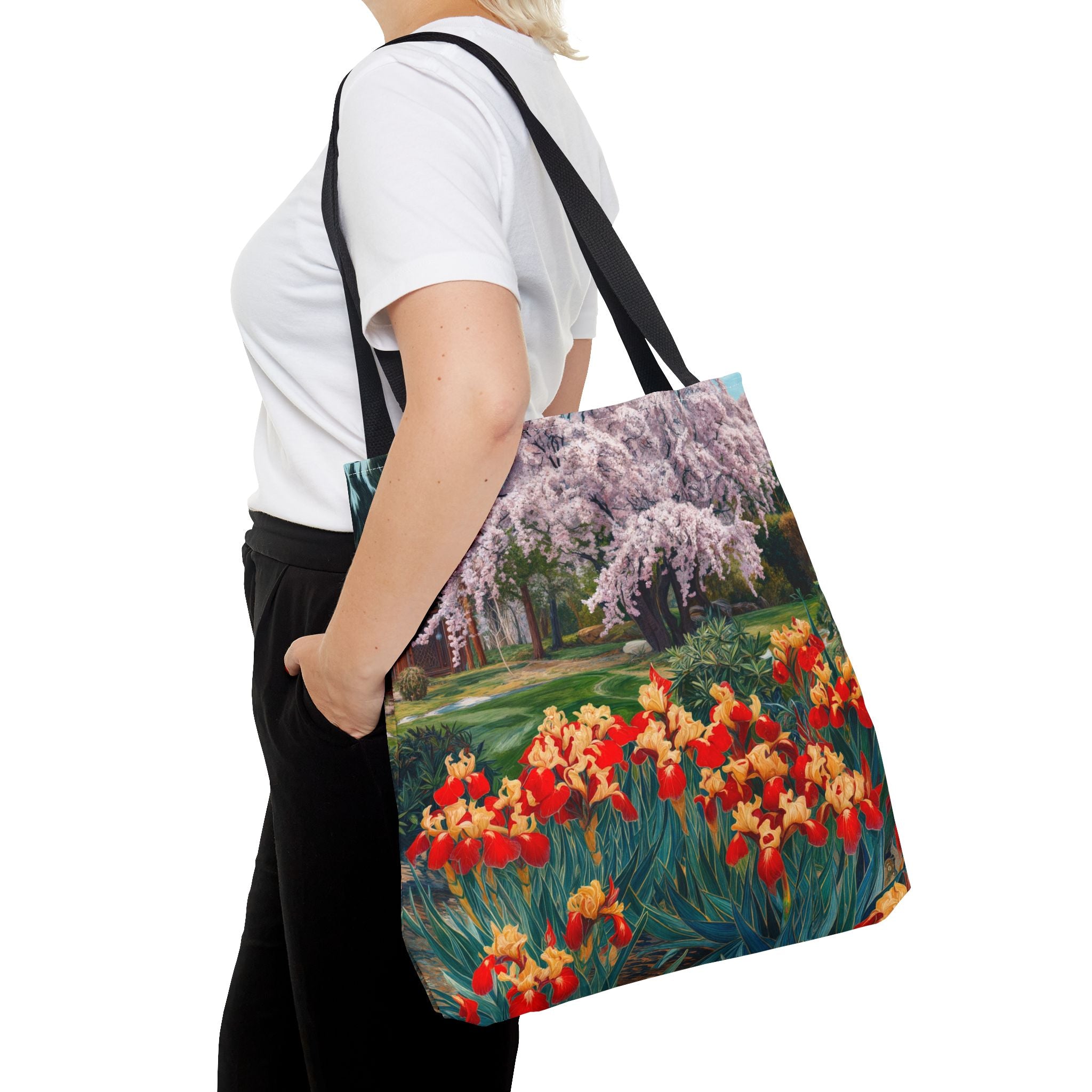 Nature-Inspired Floral Tote Bag - Perfect for Spring Celebrations