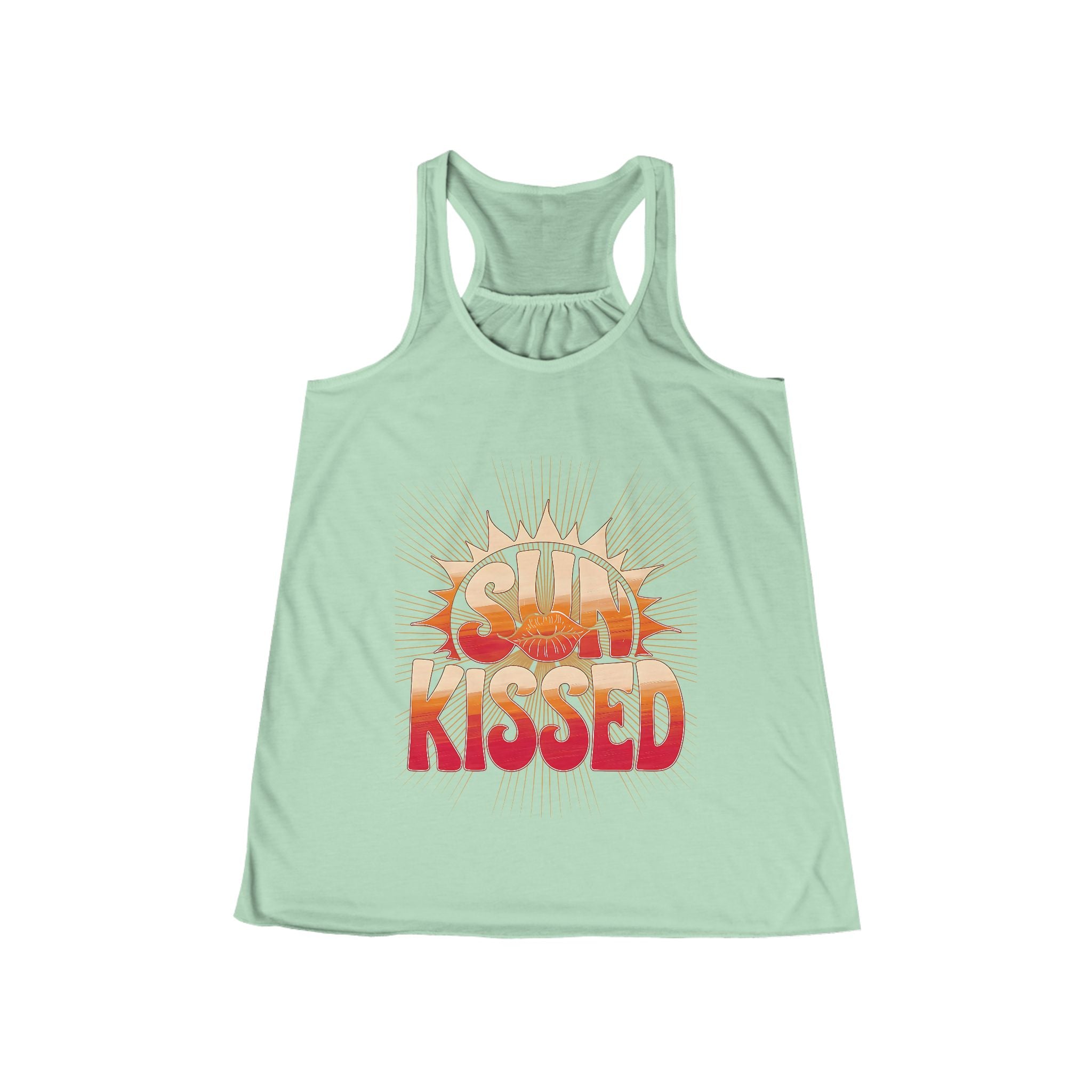 Absolutely Fire Women's Flowy Racerback Tank | Summer Top, Gift for Her, Workout Wear, Festival Attire, Casual Wear - Angel Body