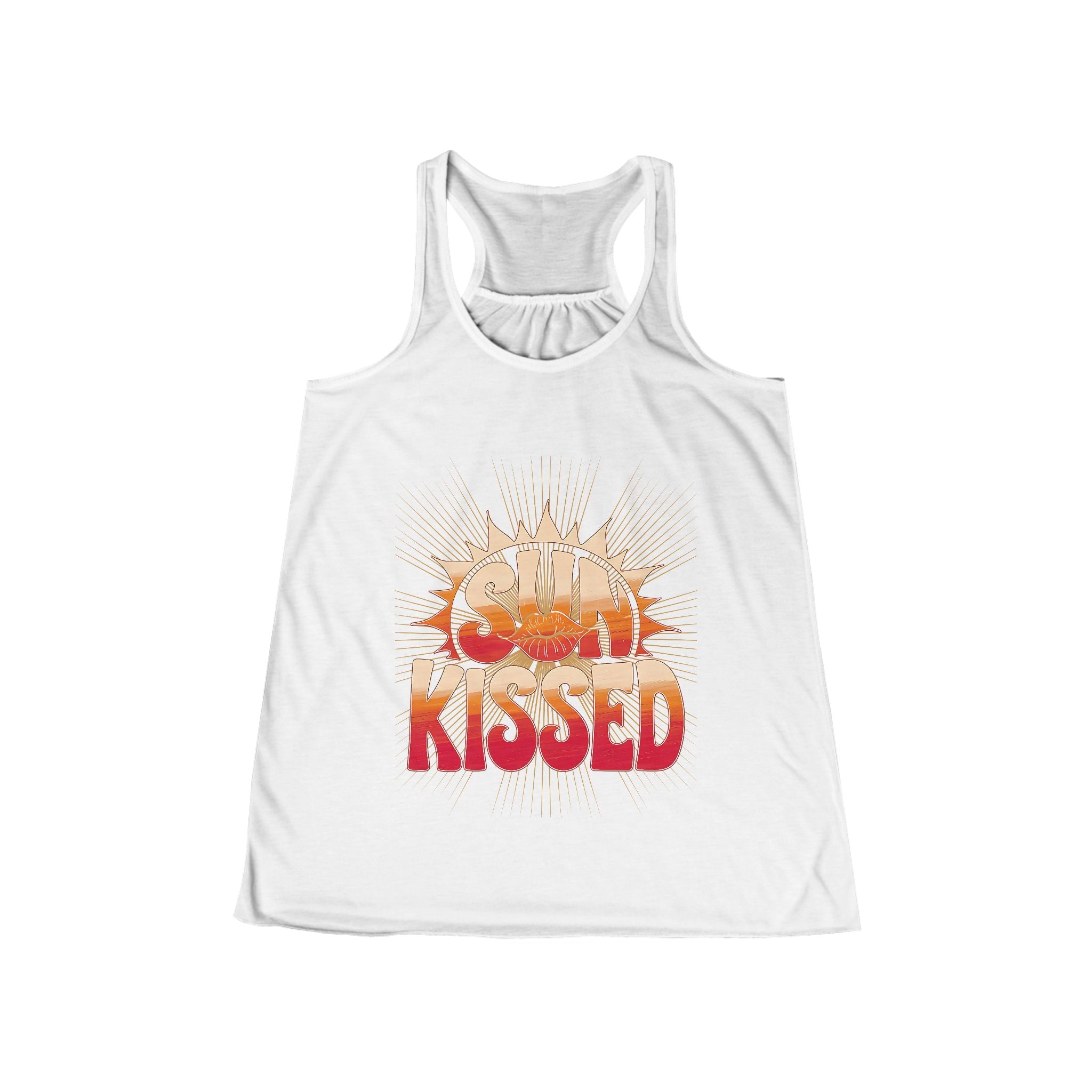 Absolutely Fire Women's Flowy Racerback Tank | Summer Top, Gift for Her, Workout Wear, Festival Attire, Casual Wear - Angel Body