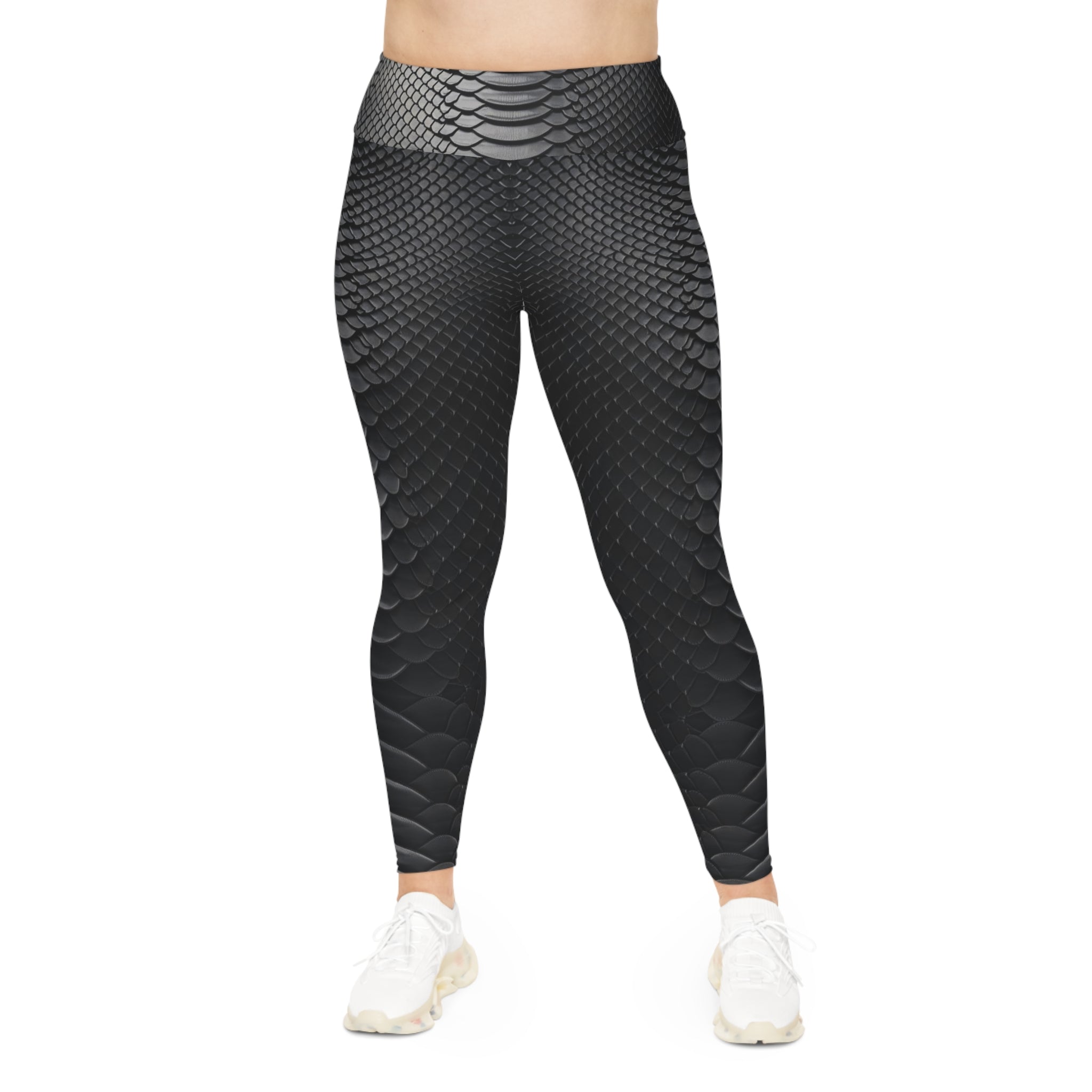 Snake Print Plus Size Leggings - Stylish & Comfortable Activewear for Every Occasion