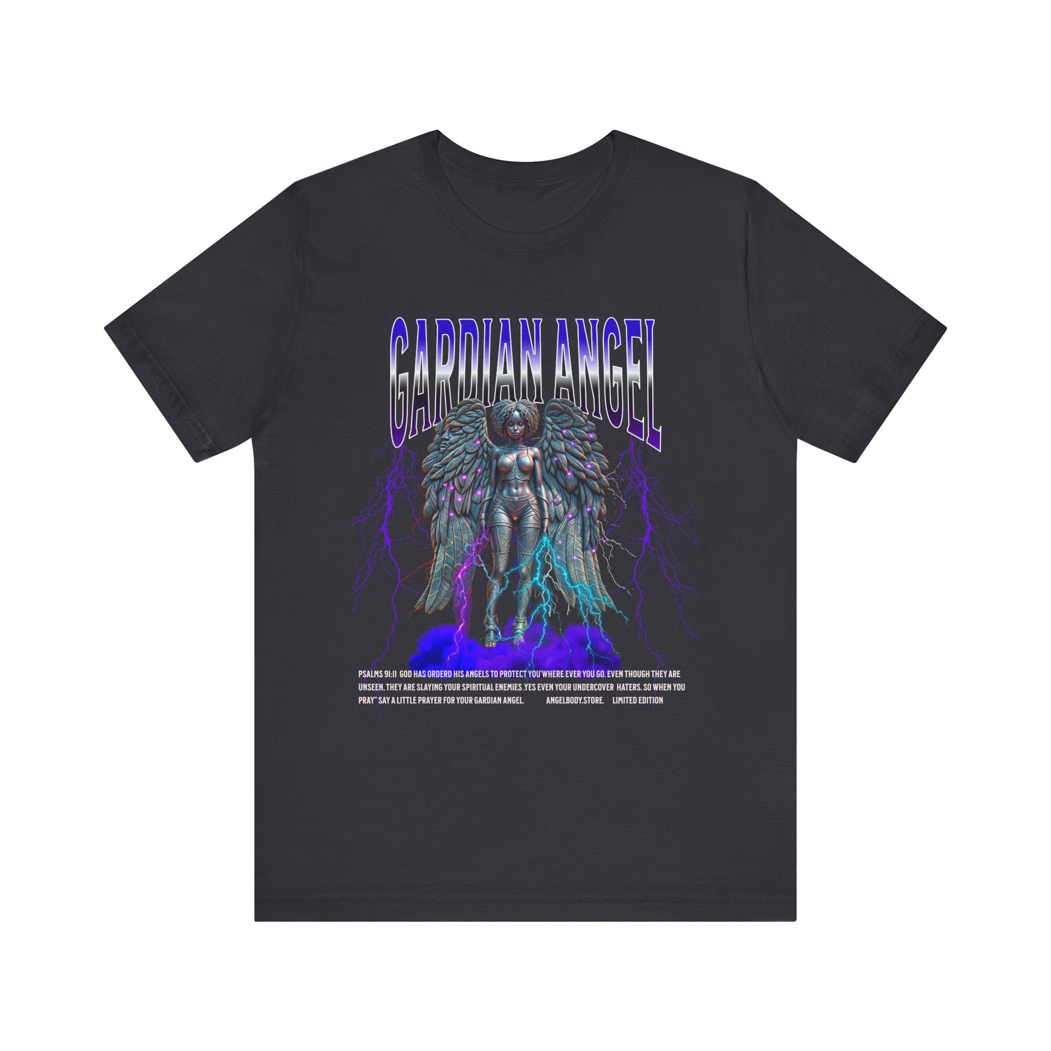 Fun Guardian Angel Graphic Tee - Unisex Short Sleeve T-Shirt for Spirituality Lovers