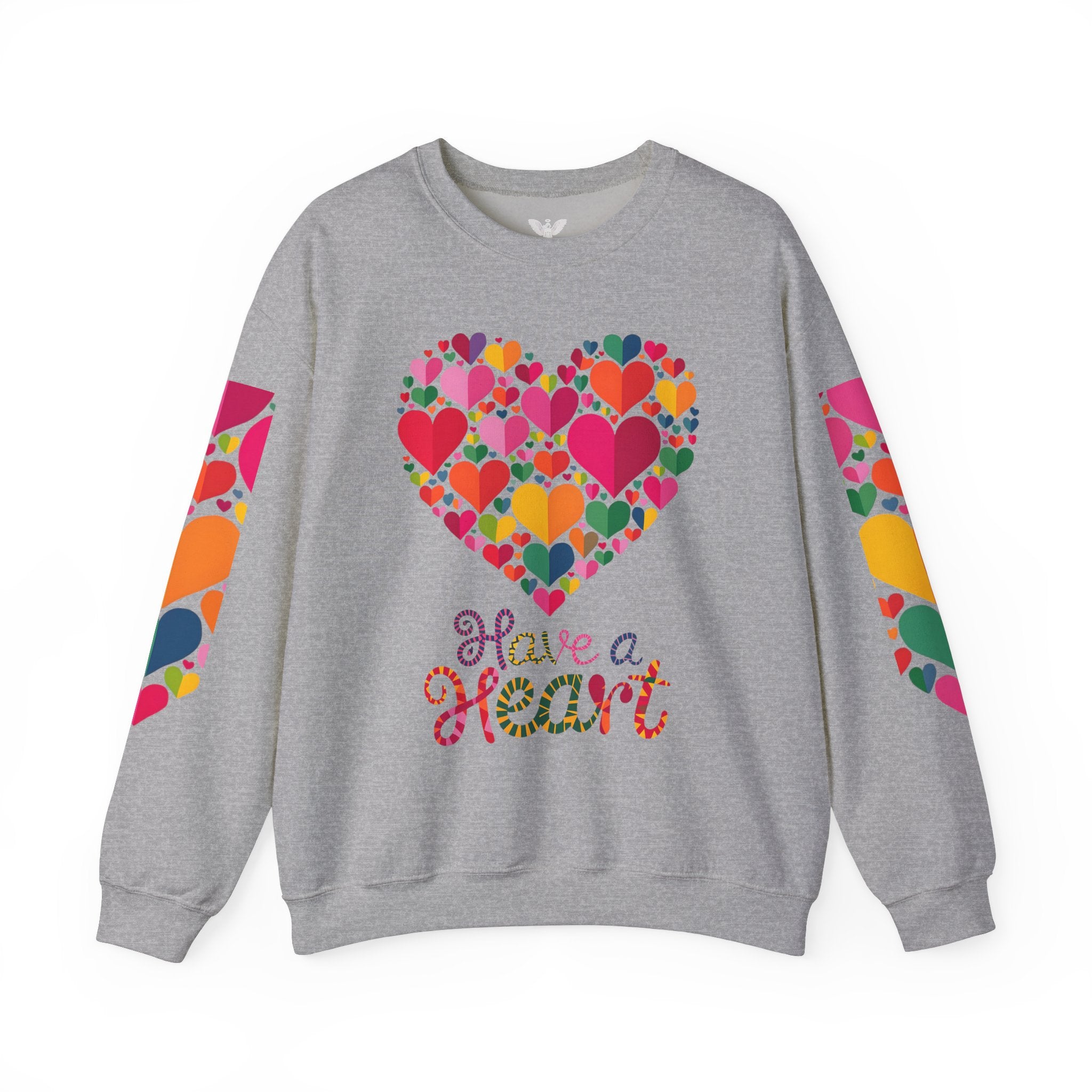 Have a Heart Unisex Sweatshirt - Colorful Valentine’s Day Crewneck for Comfort and Love