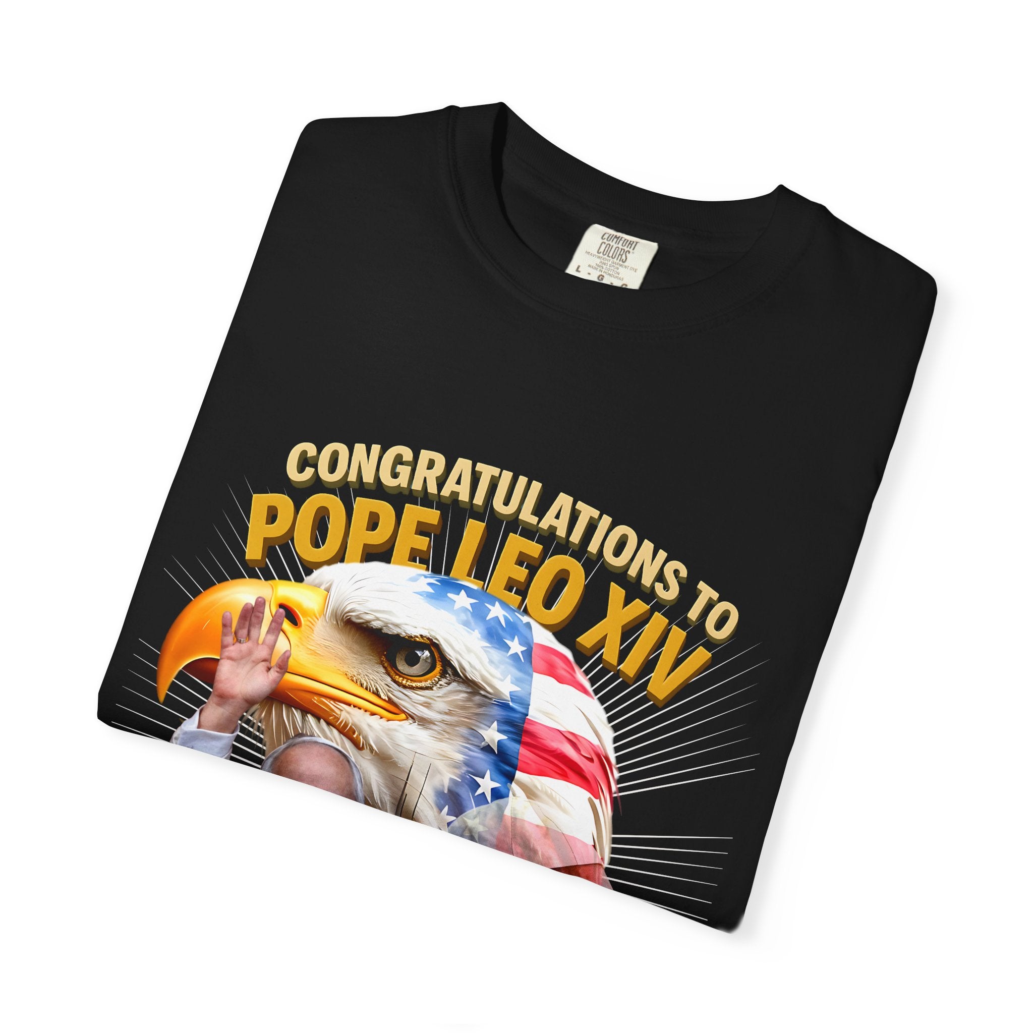 Pope Leo XIV Celebration T-Shirt - Unisex Garment-Dyed Tee - Angel Body