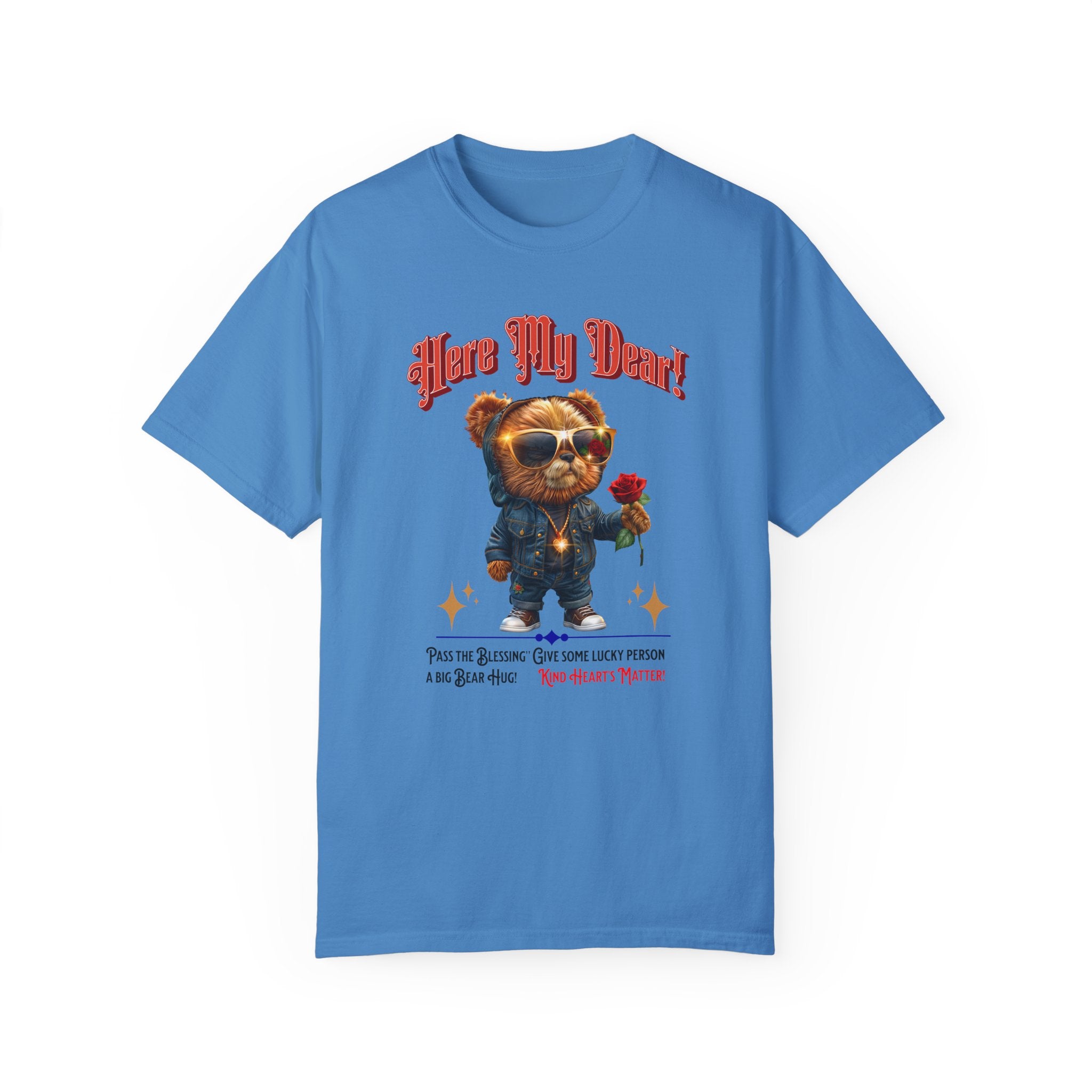 Cute Bear Graphic Unisex T-Shirt - 'Here My Dear!' - Perfect for Casual Wear