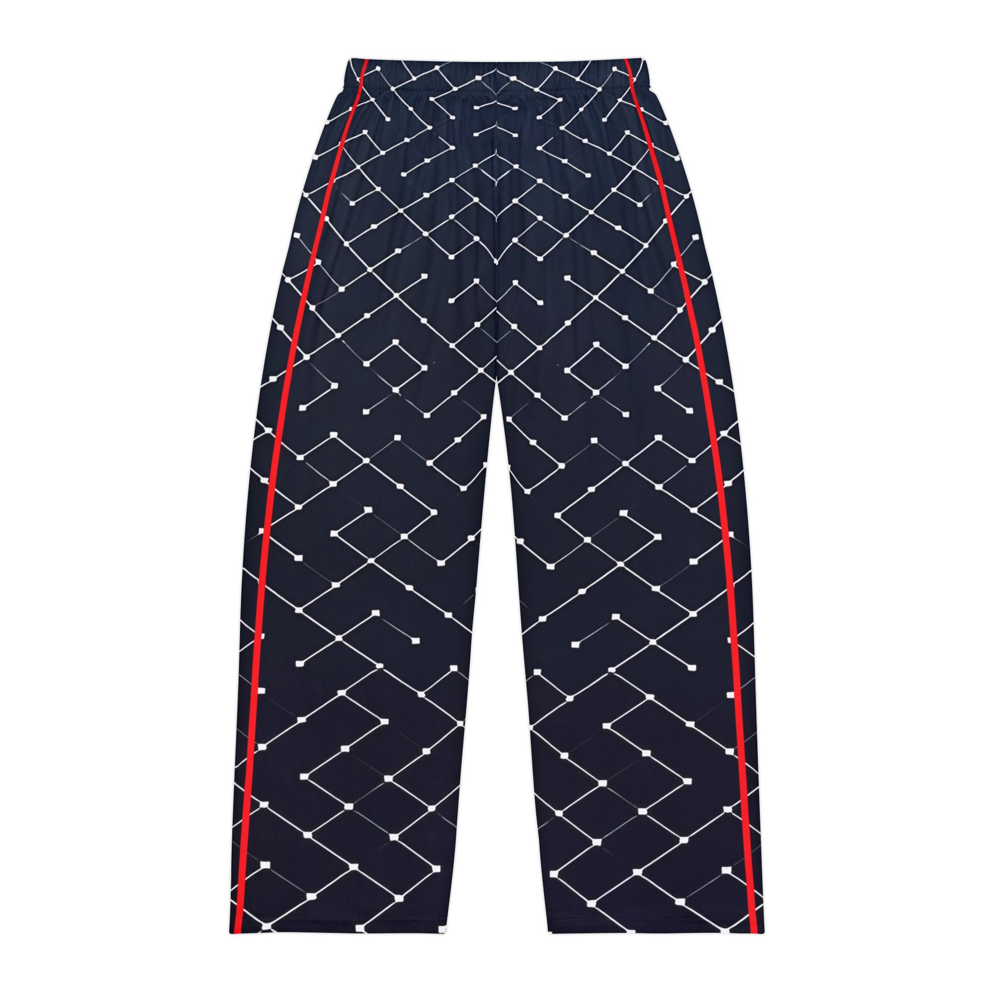 Men's Pajama Pants - Stylish Geometric Print for Cozy Nights