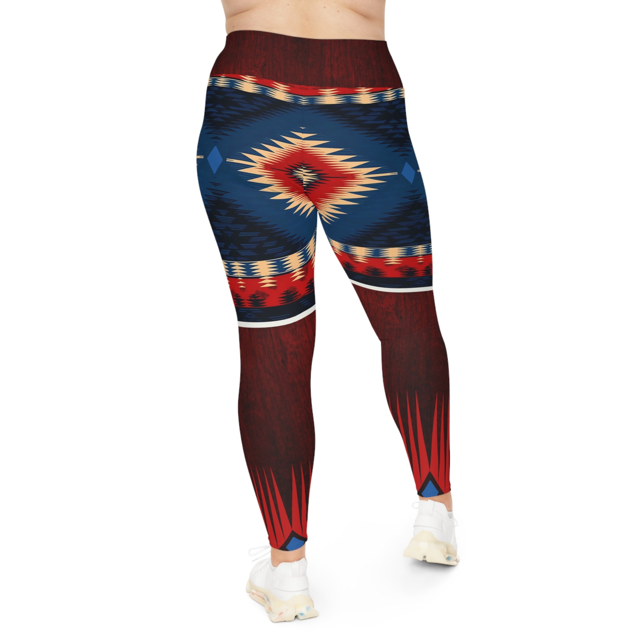 Tribal Print Plus Size Leggings - Stylish and Comfortable Activewear