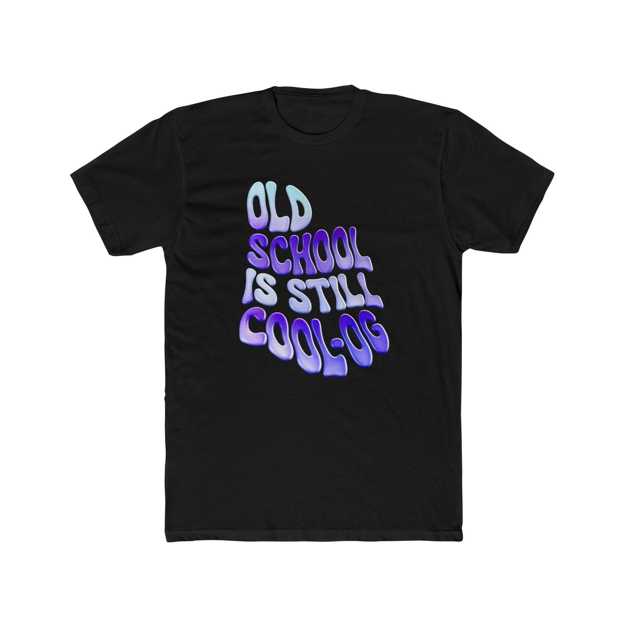 Retro 'Old School is Still Cool-OG' Unisex Cotton Crew Tee