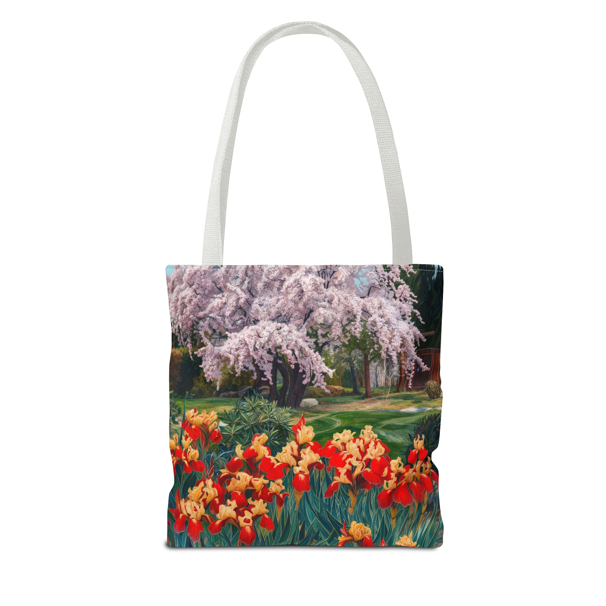 Nature-Inspired Floral Tote Bag - Perfect for Spring Celebrations