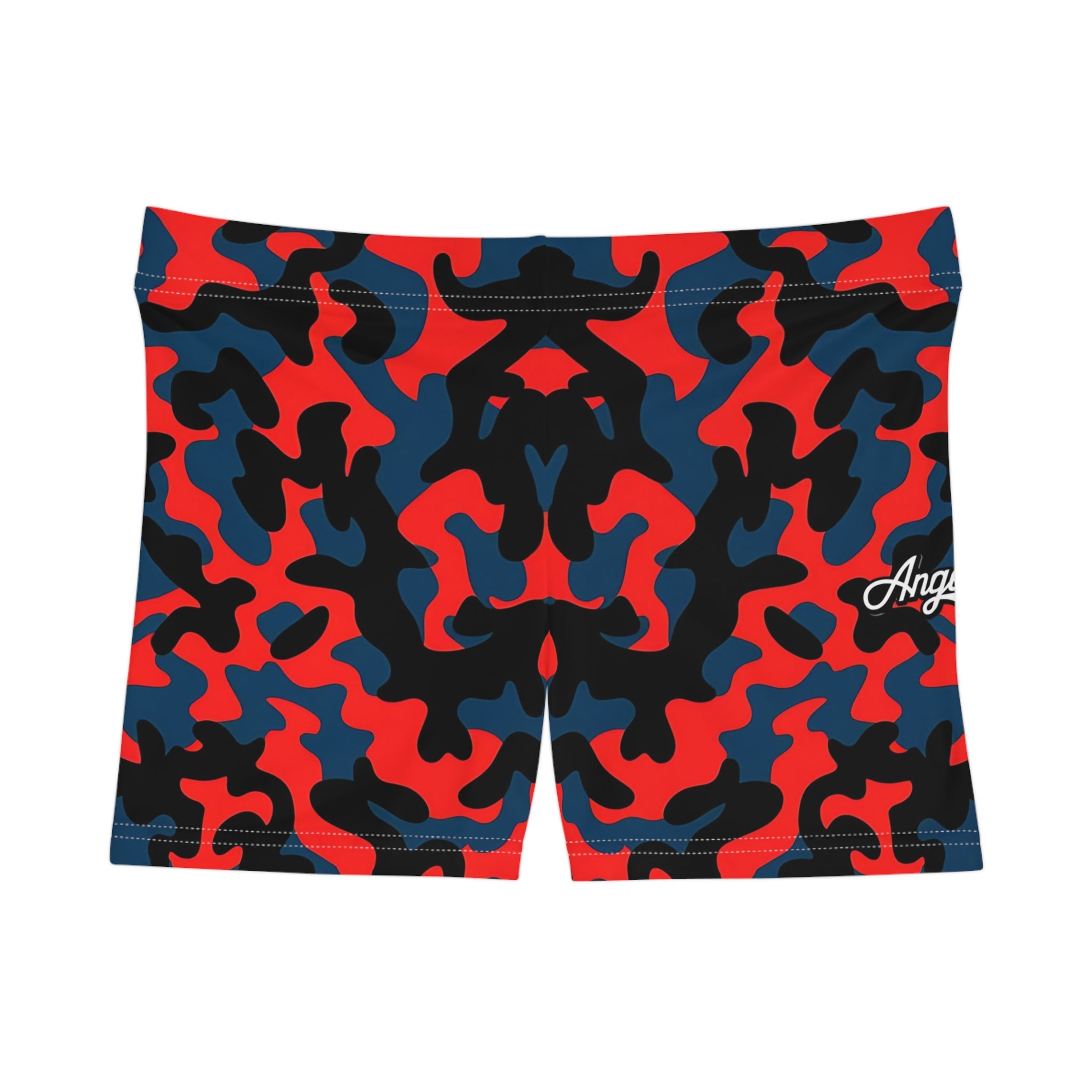 Bold Camo Women's Active Shorts for Fitness and Leisure