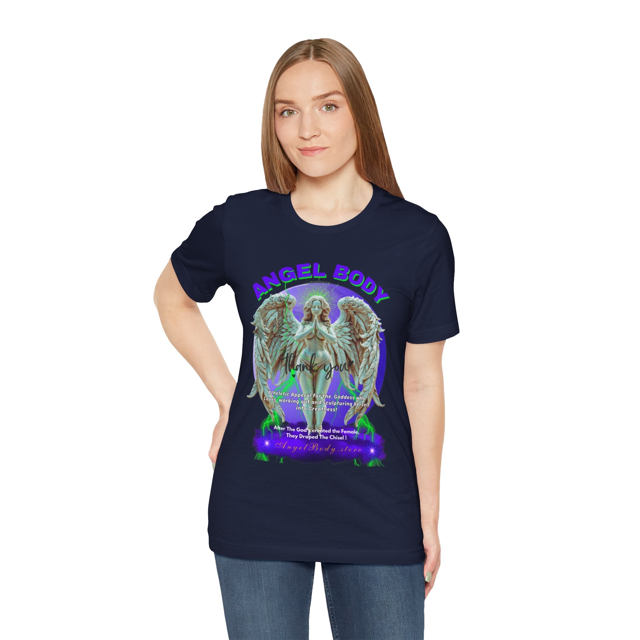 Unisex Jersey Short Sleeve Tee: Guardian Angel Spiritual Warrior 4