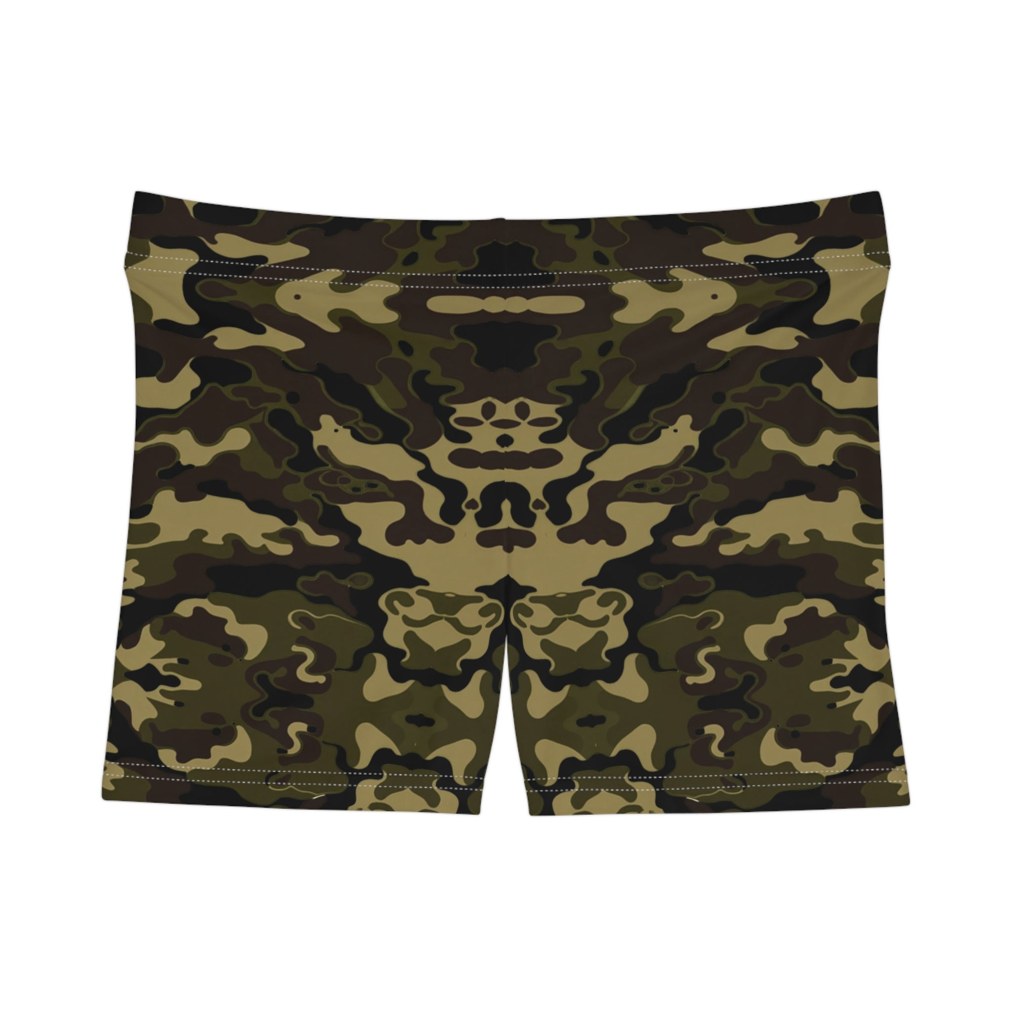 Camo Print Women's Athletic Shorts - Stylish & Comfortable for Active Living