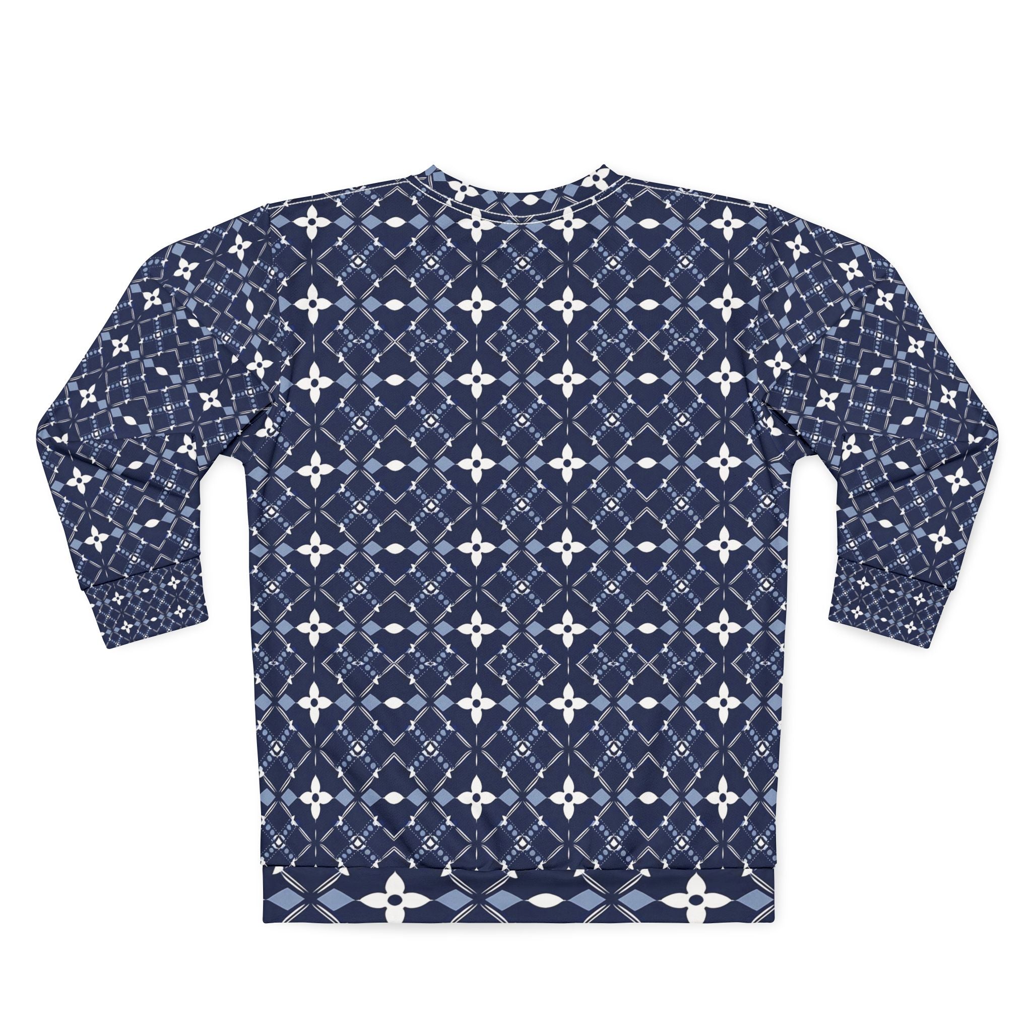 Cozy Floral Pattern Unisex Sweatshirt, Perfect for Casual Outings, Gifts for Friends, Fall Fashion, Layering Piece, Everyday Comfort