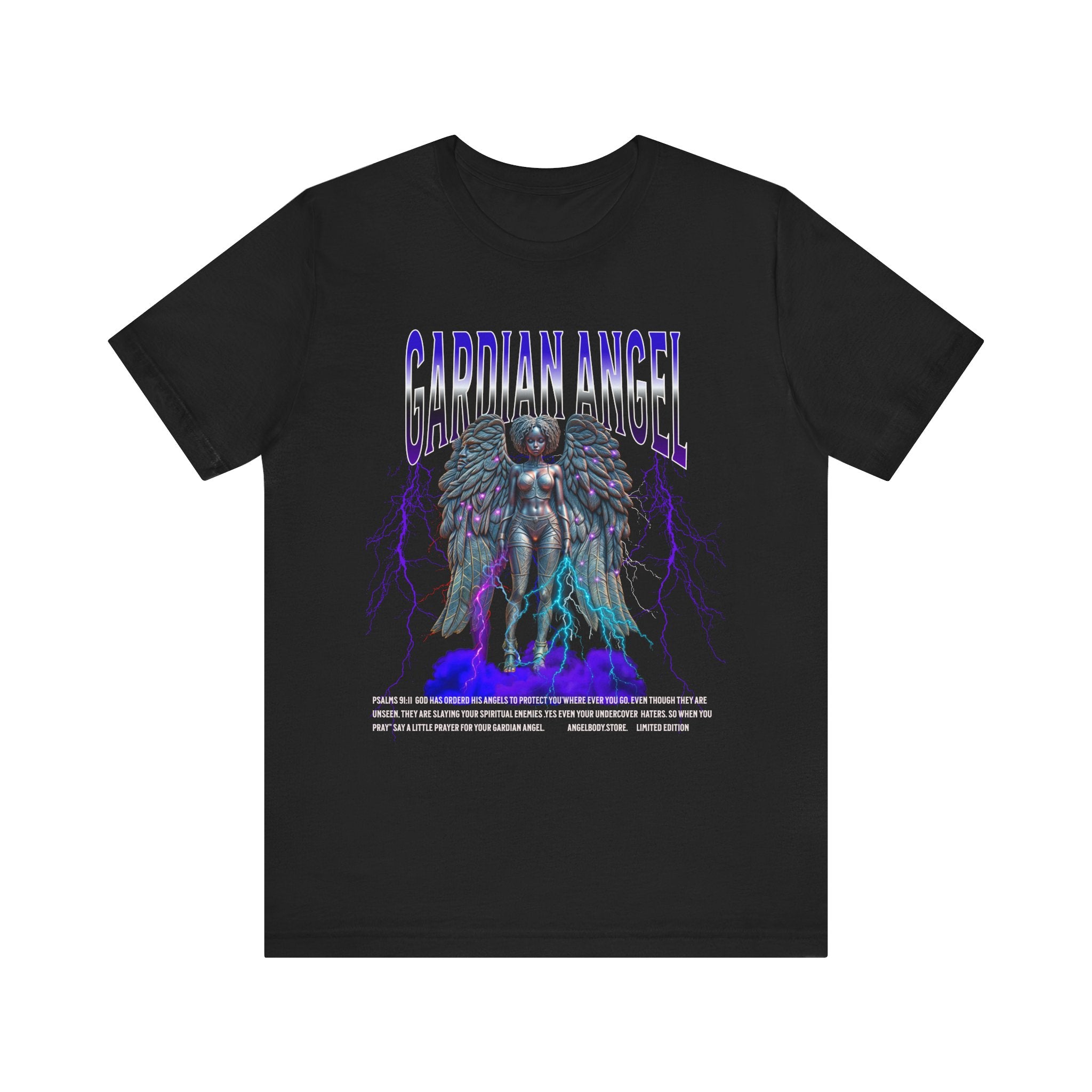 Fun Guardian Angel Graphic Tee - Unisex Short Sleeve T-Shirt for Spirituality Lovers